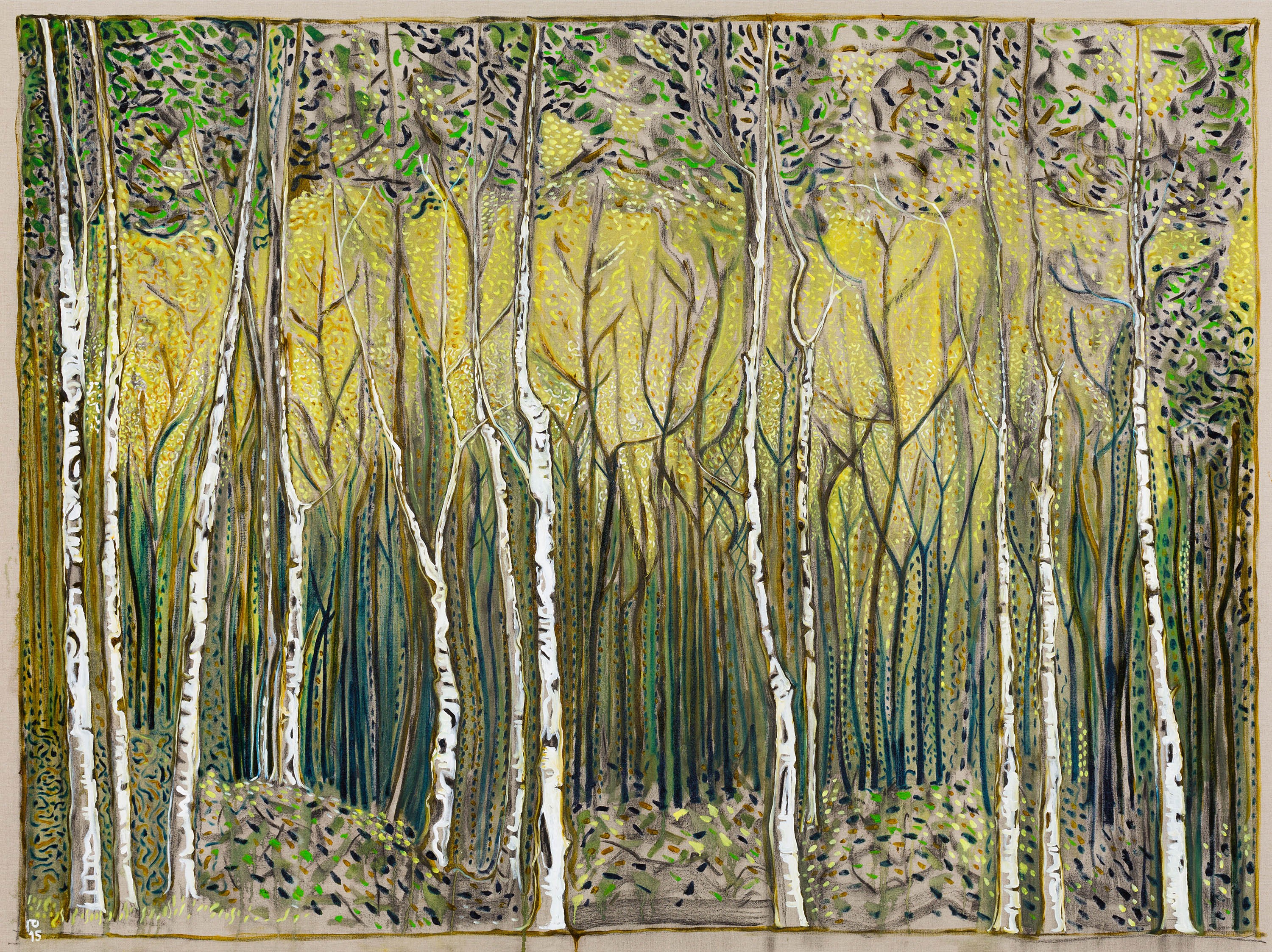 Painting by Billy Childish