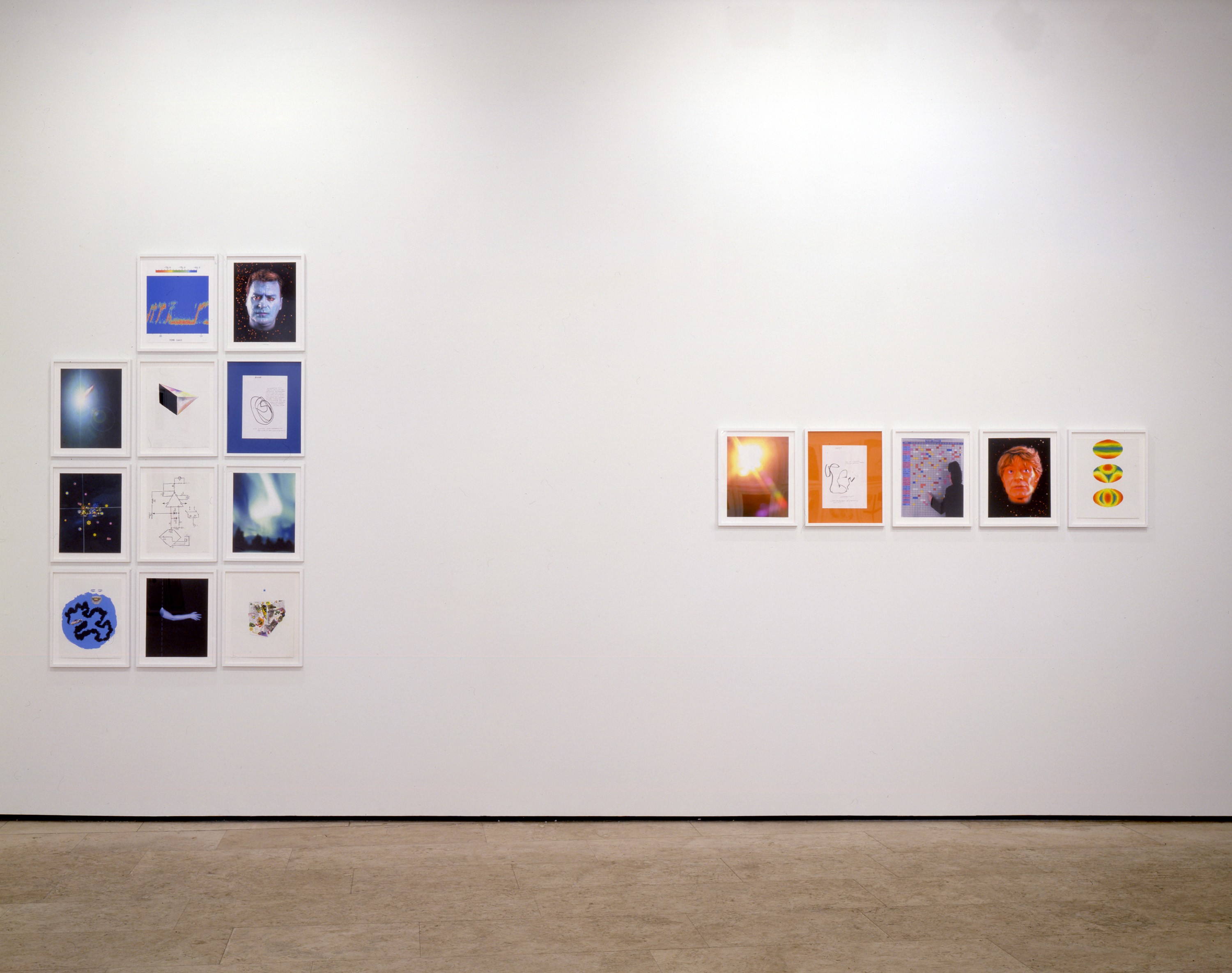 Installation view of Ooze at Lehmann Maupin New York