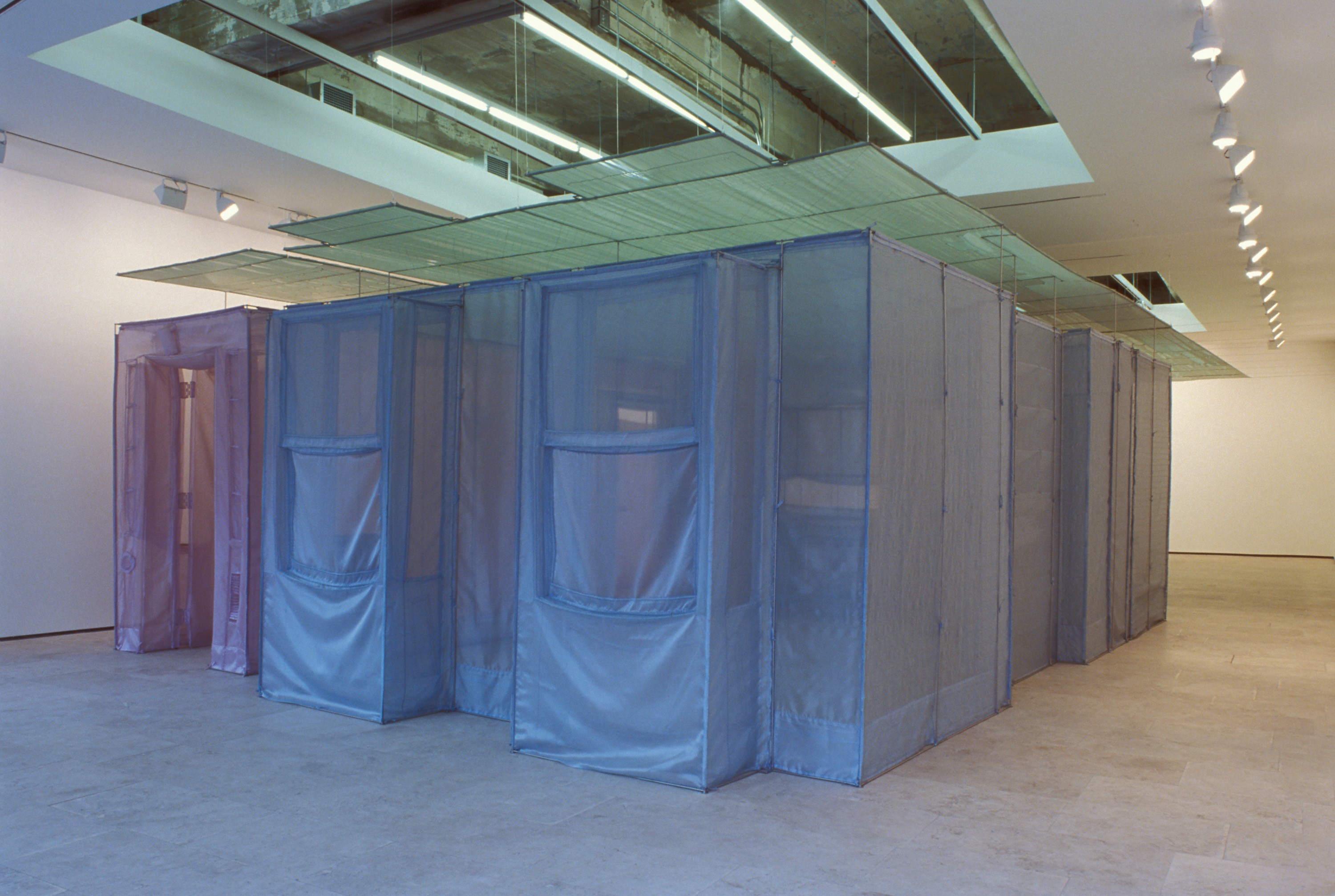 Installation view of Do Ho Suh at Lehmann Maupin New York