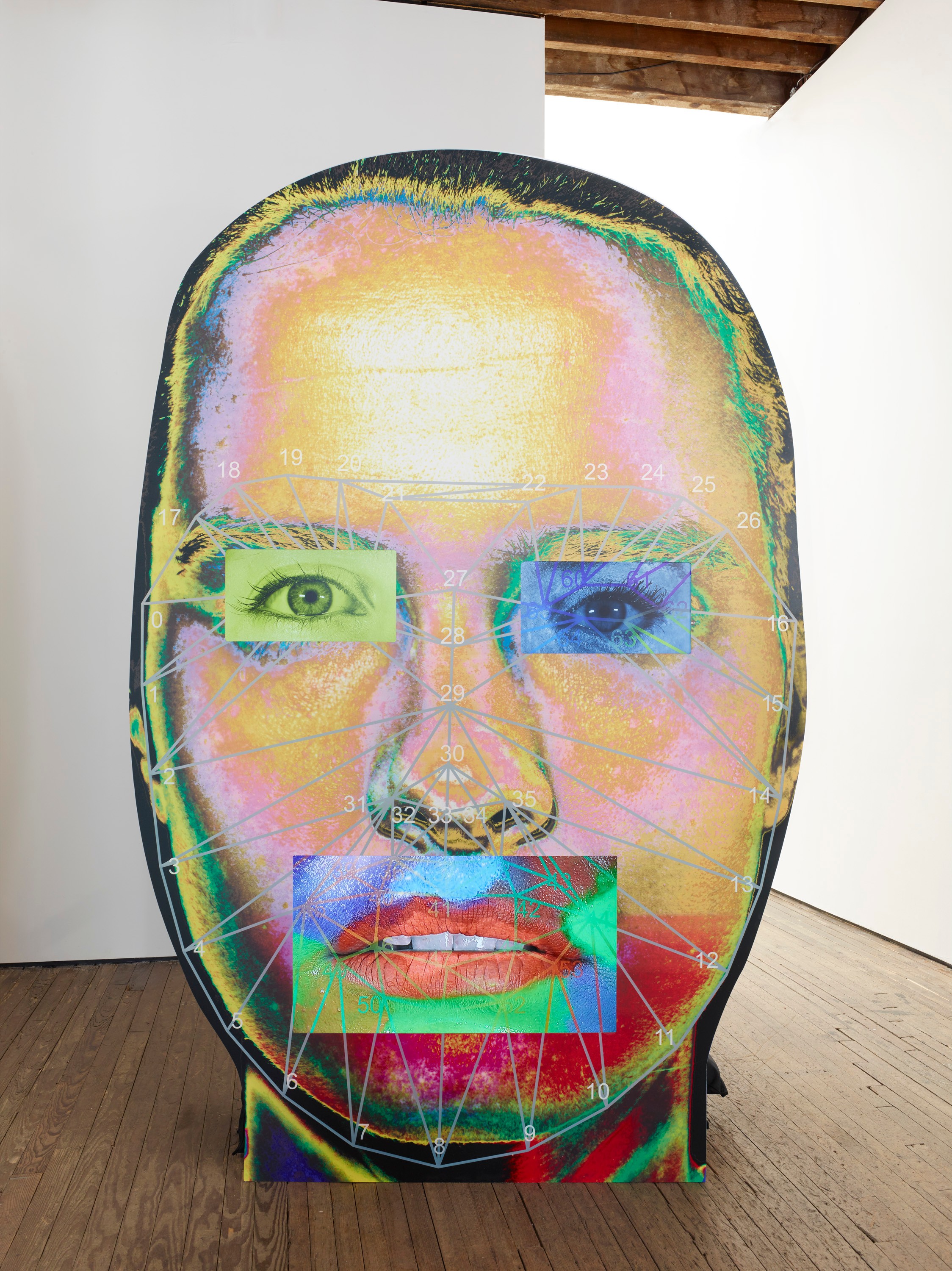 Sculpture & Video Panel by Tony Oursler