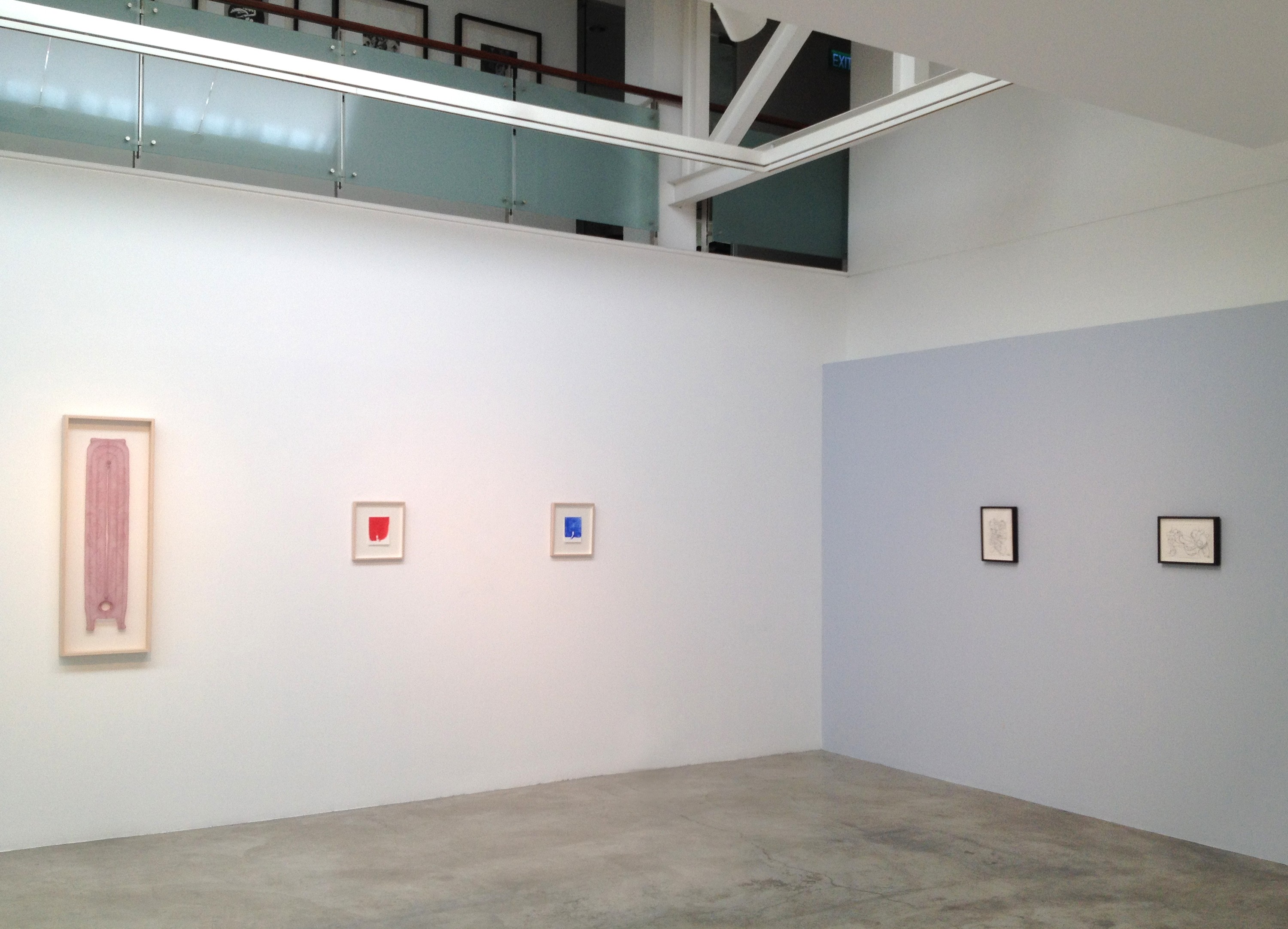Installation view of Lehmann Maupin at Singapore Tyler Print Institute (STPI)