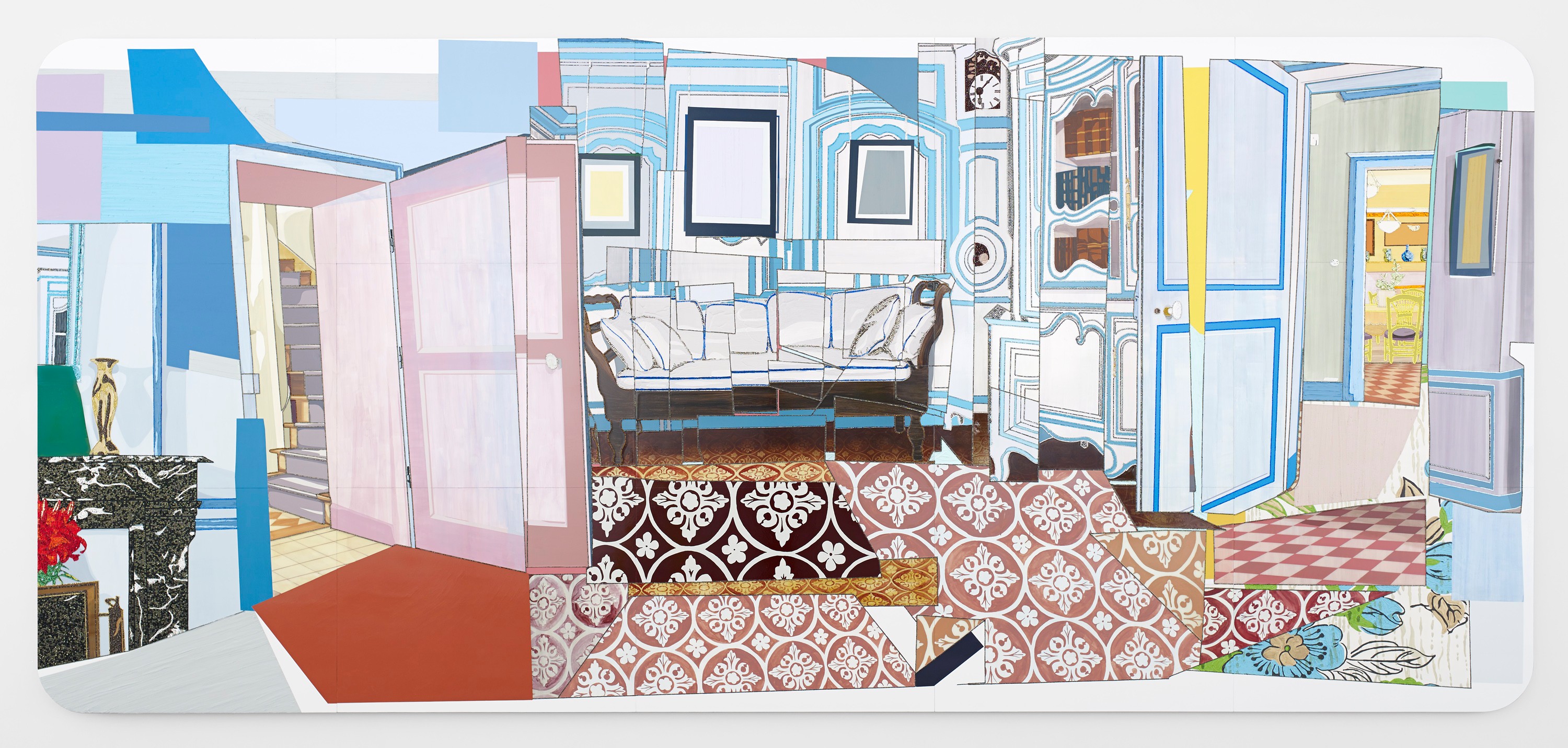 Painting by Mickalene Thomas