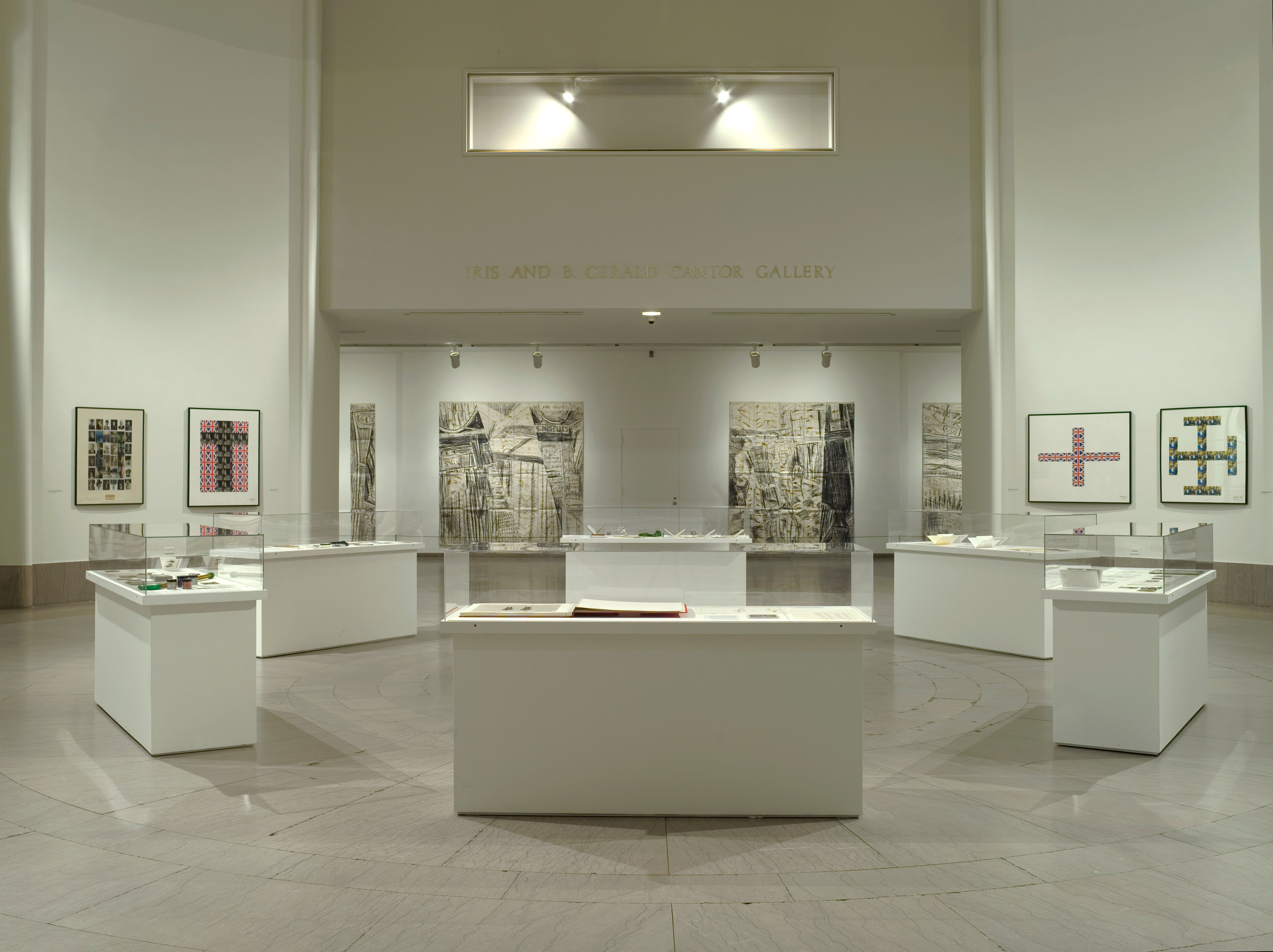 Installation view of Gilbert & George at The Brooklyn Museum