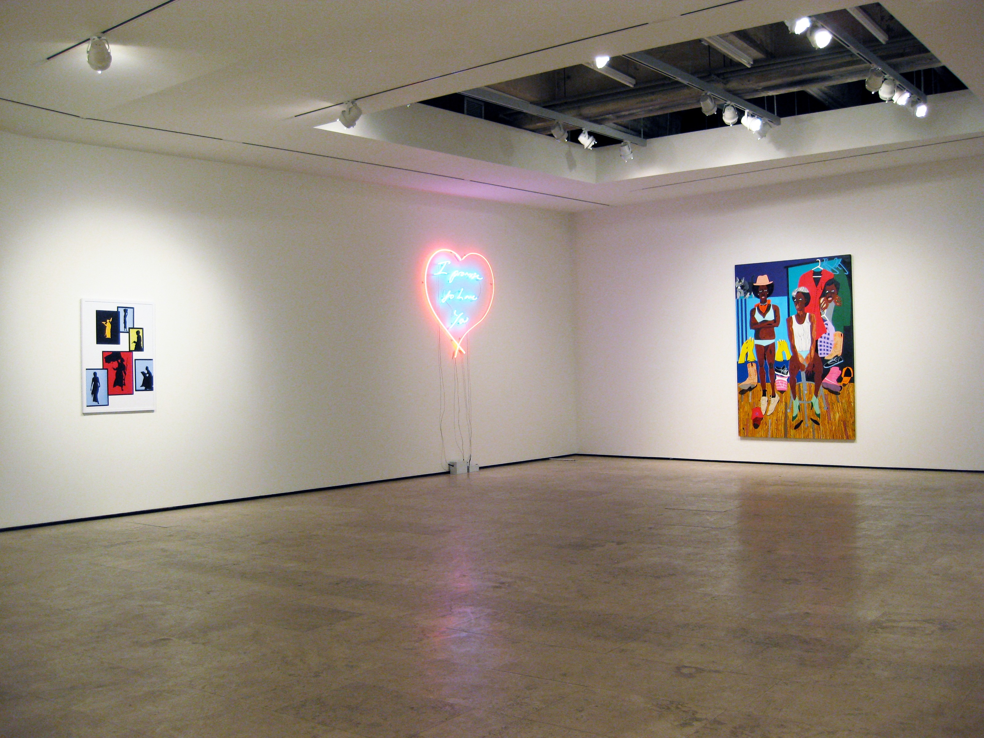 Installation view of The Glamour Project at Lehmann Maupin New York