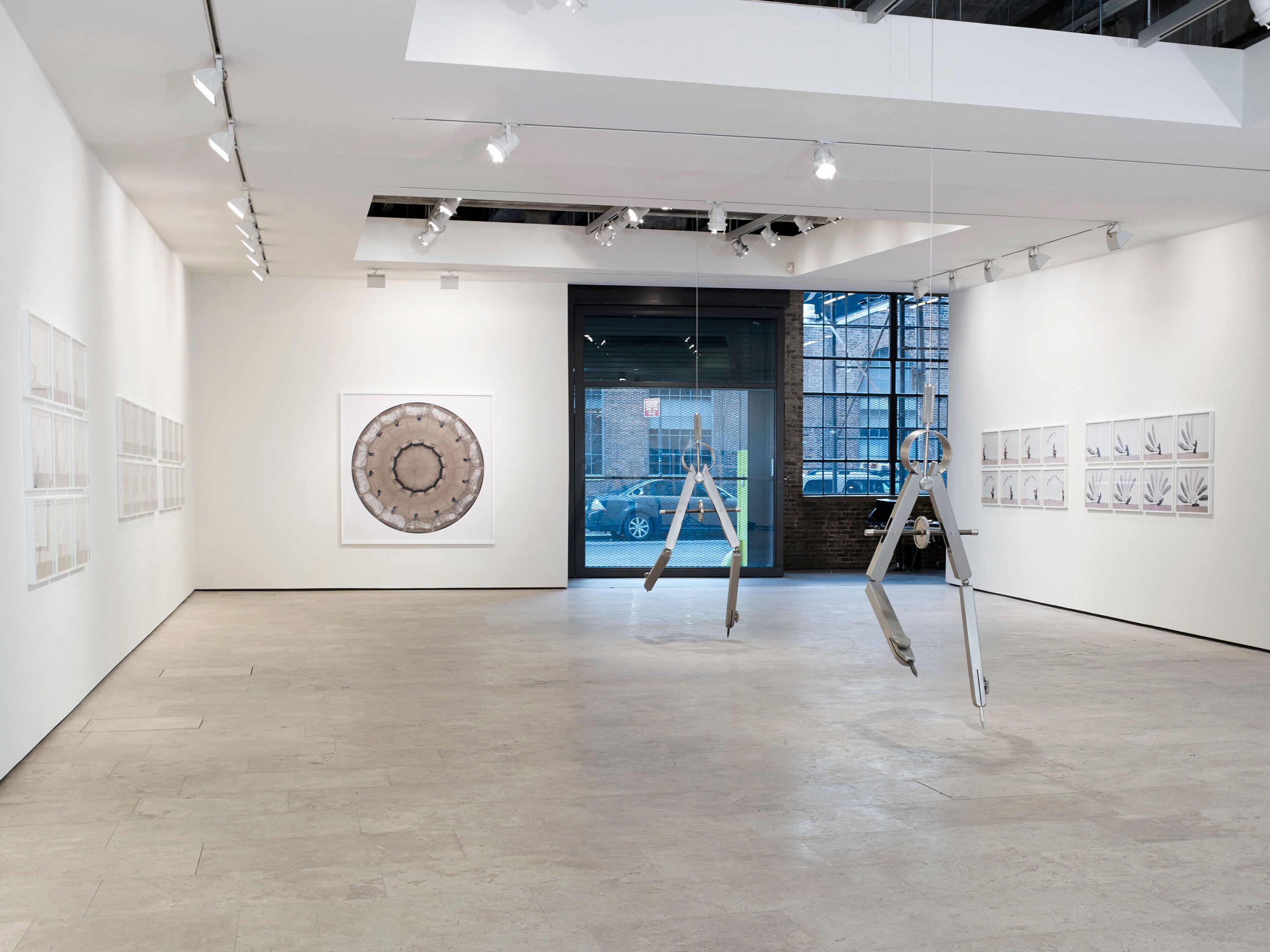 Installation view of Take Your Mind Off The Street at Lehmann Maupin New York