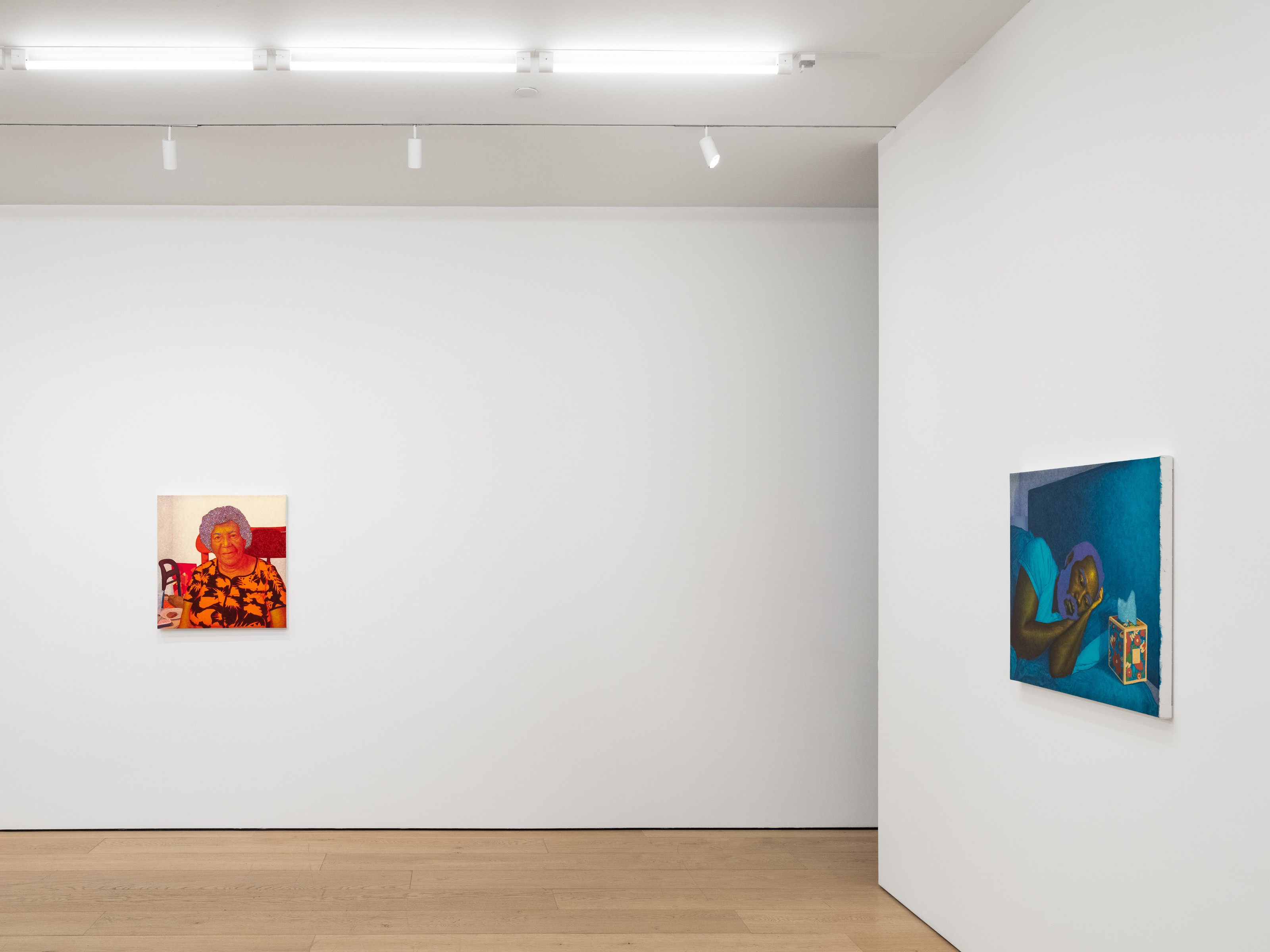 Installation view of Arcmanoro Niles at Lehmann Maupin New York