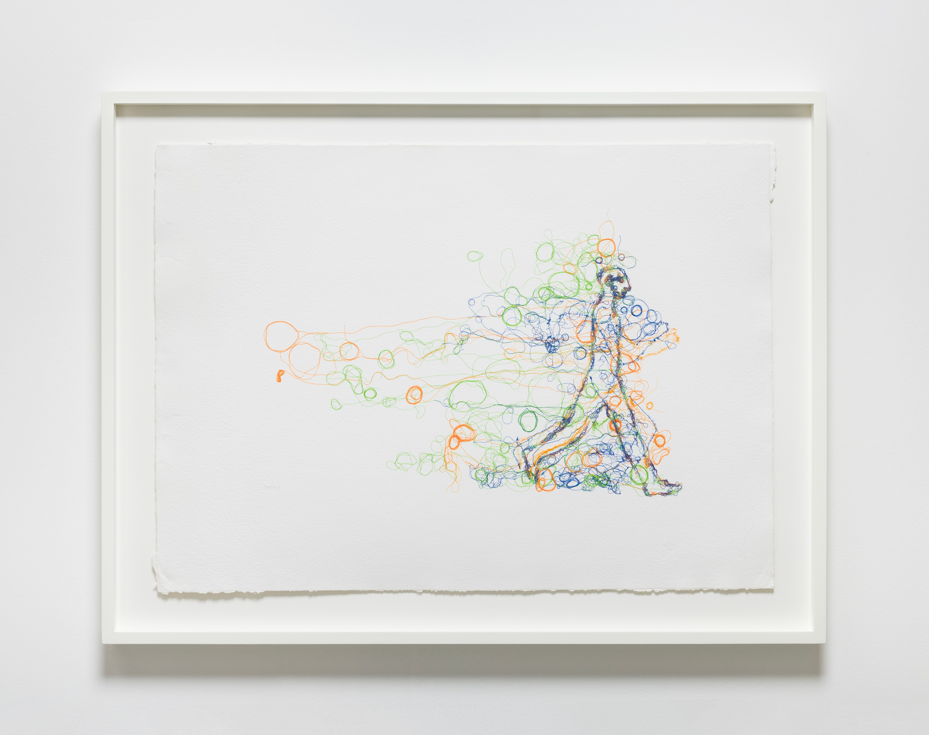 Thread drawing by Do Ho Suh