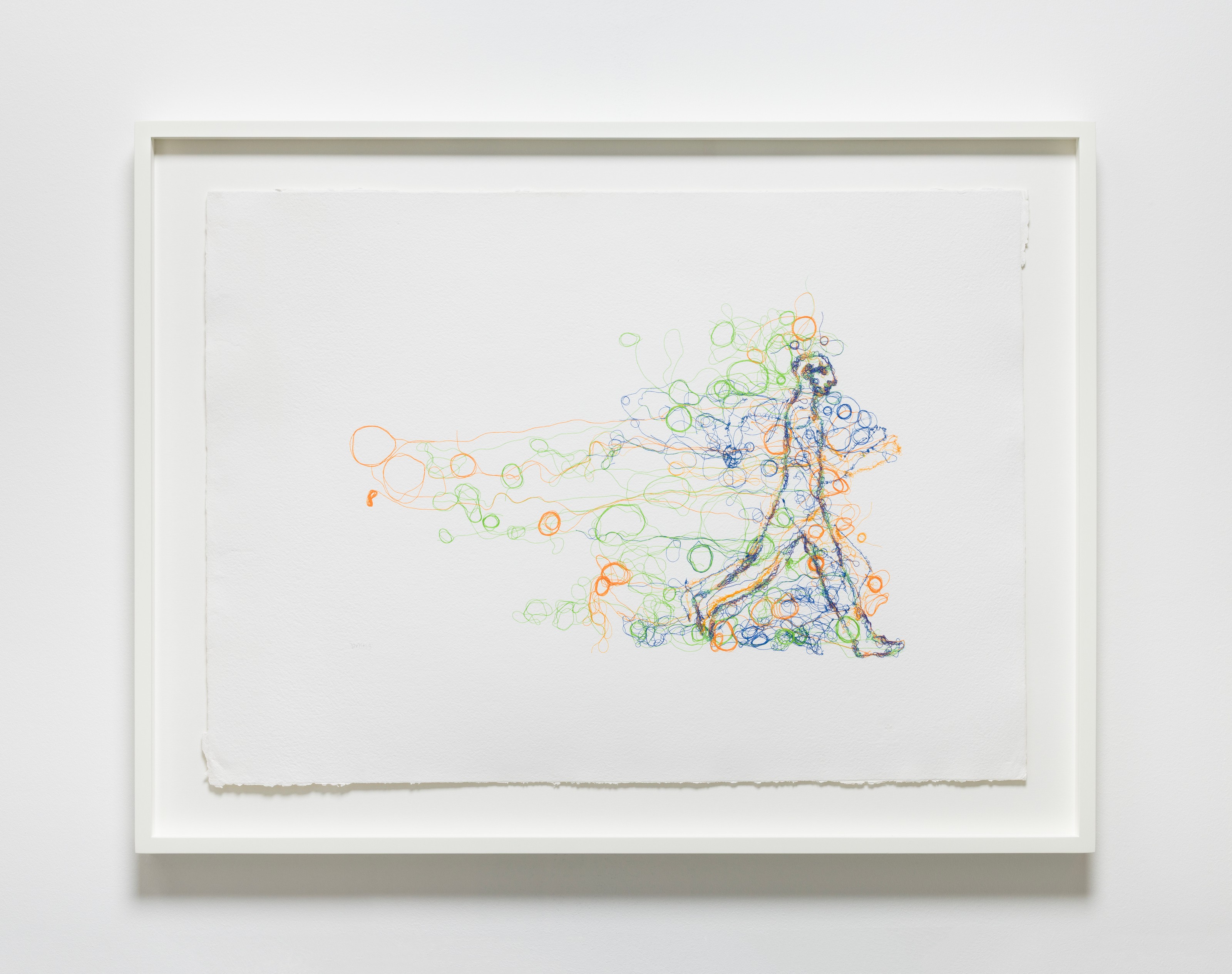 Thread drawing by Do Ho Suh