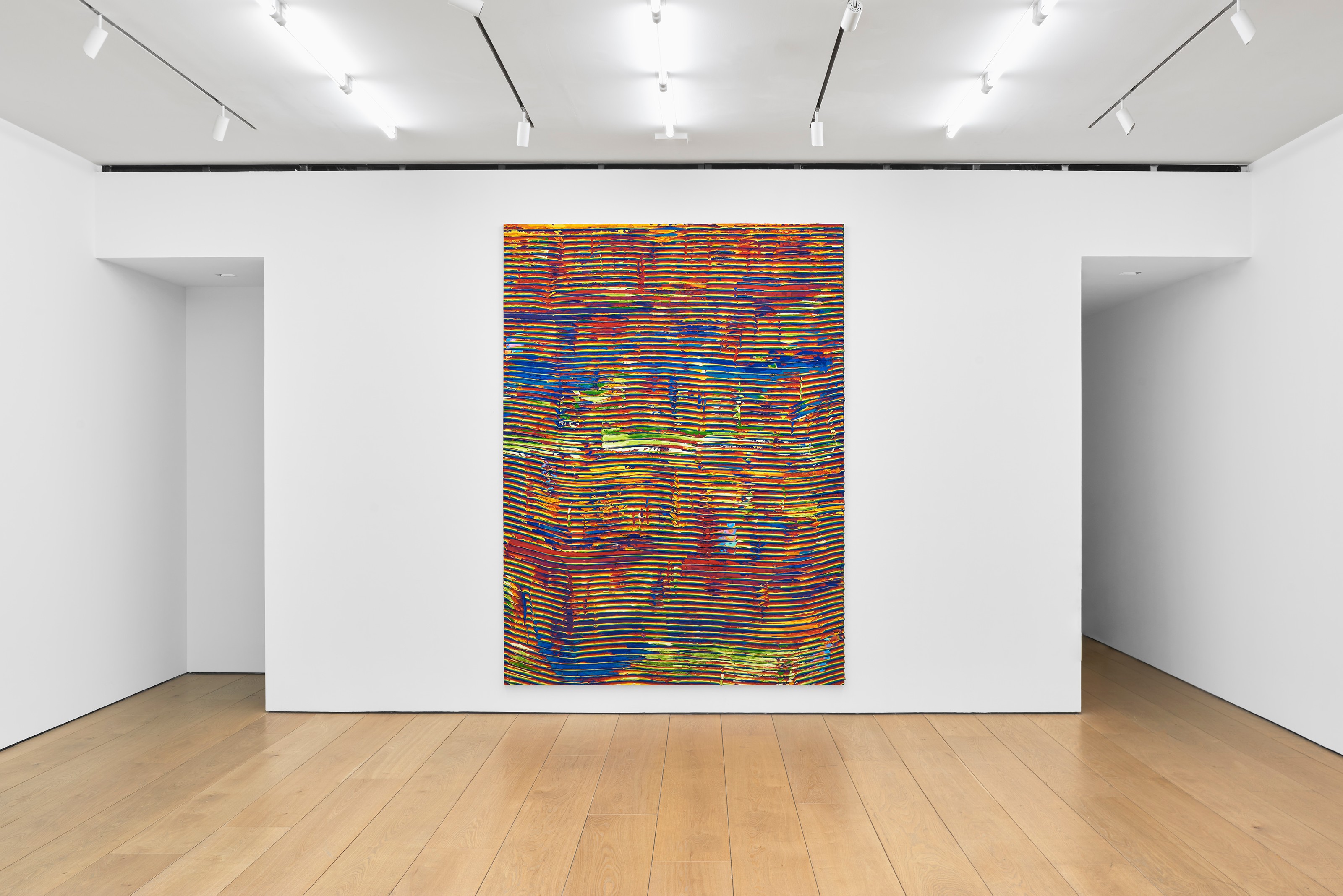 Installation view of Loriel Beltrán at Lehmann Maupin New York