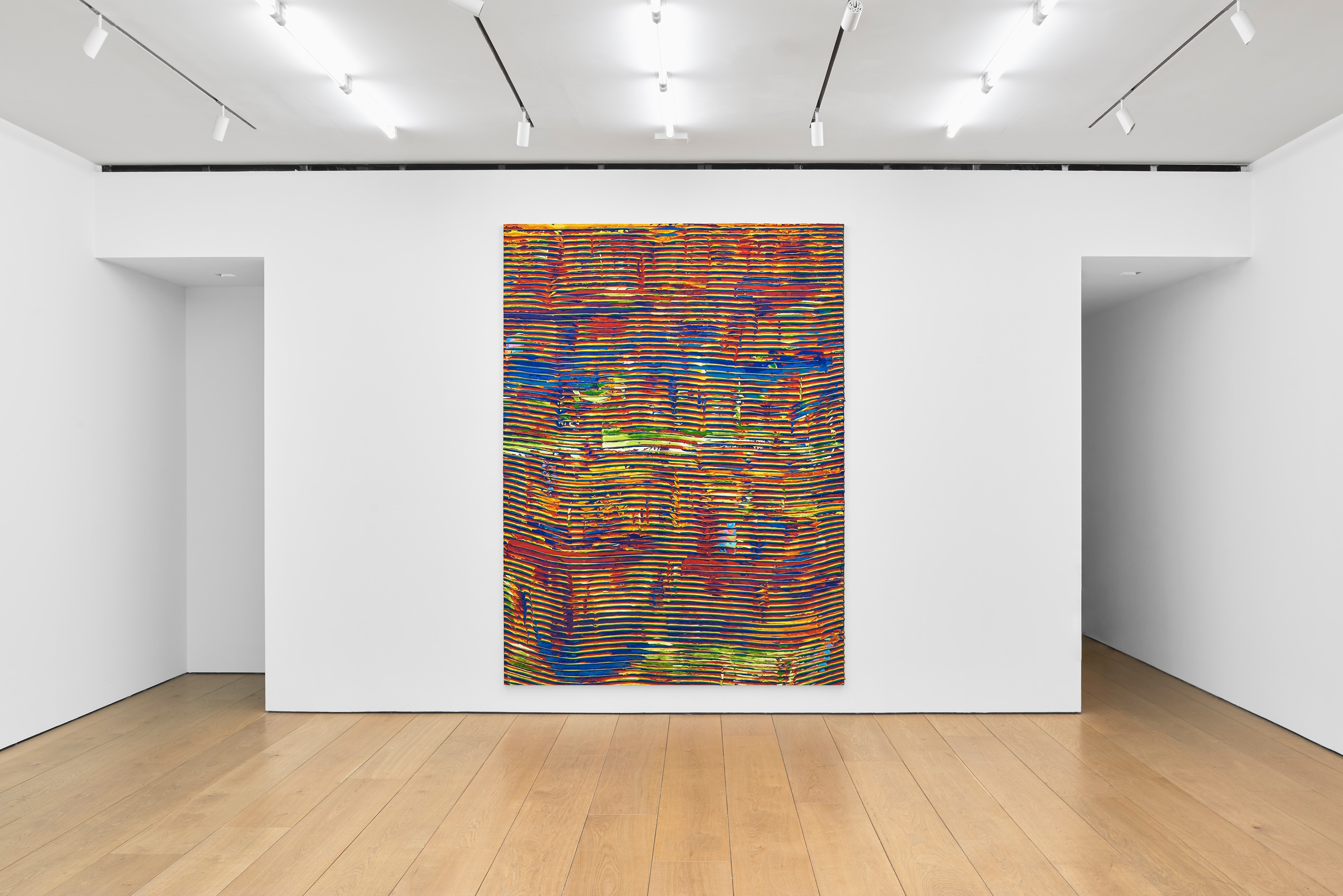 Installation view of Loriel Beltrán at Lehmann Maupin New York