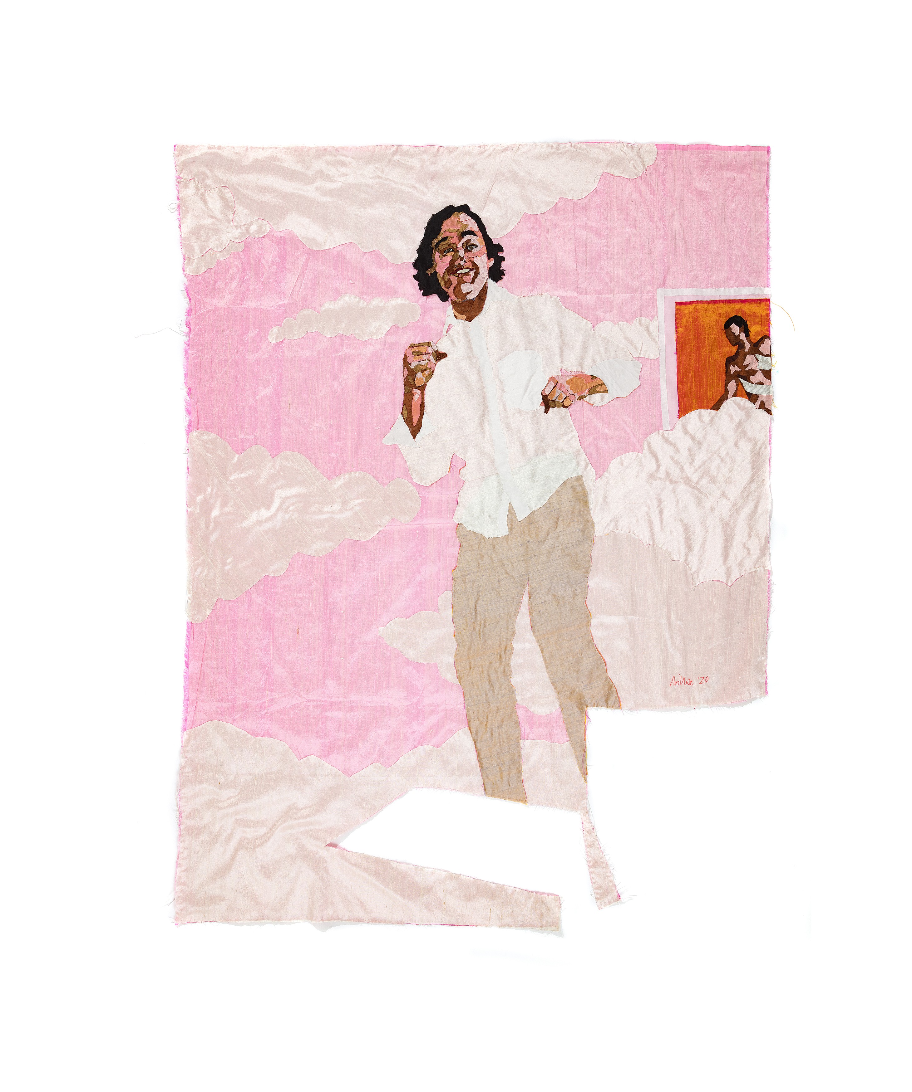 Wall work by Billie Zangewa
