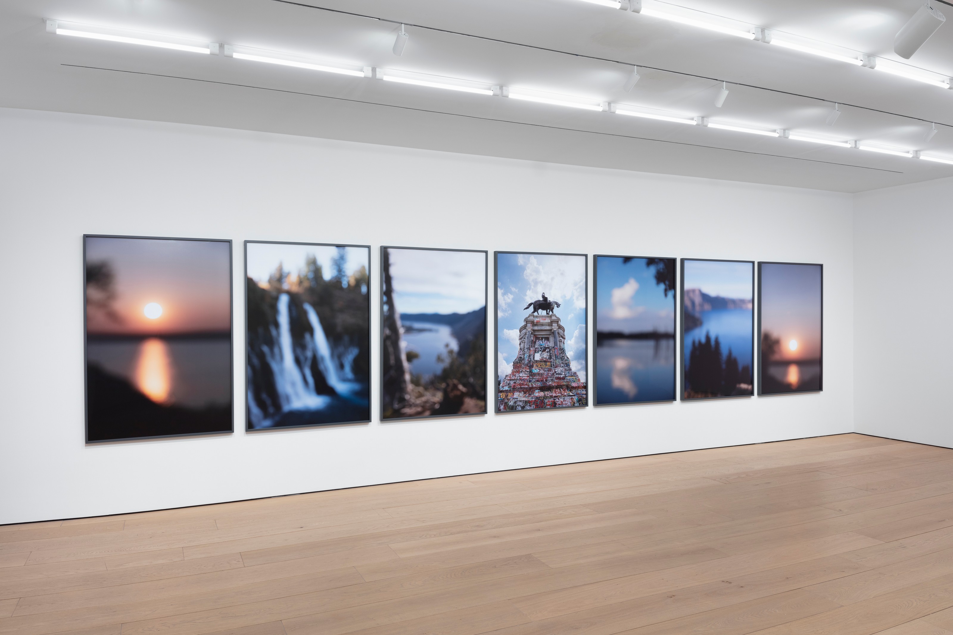 Installation view of In Focus: Catherine Opie at Lehmann Maupin New York