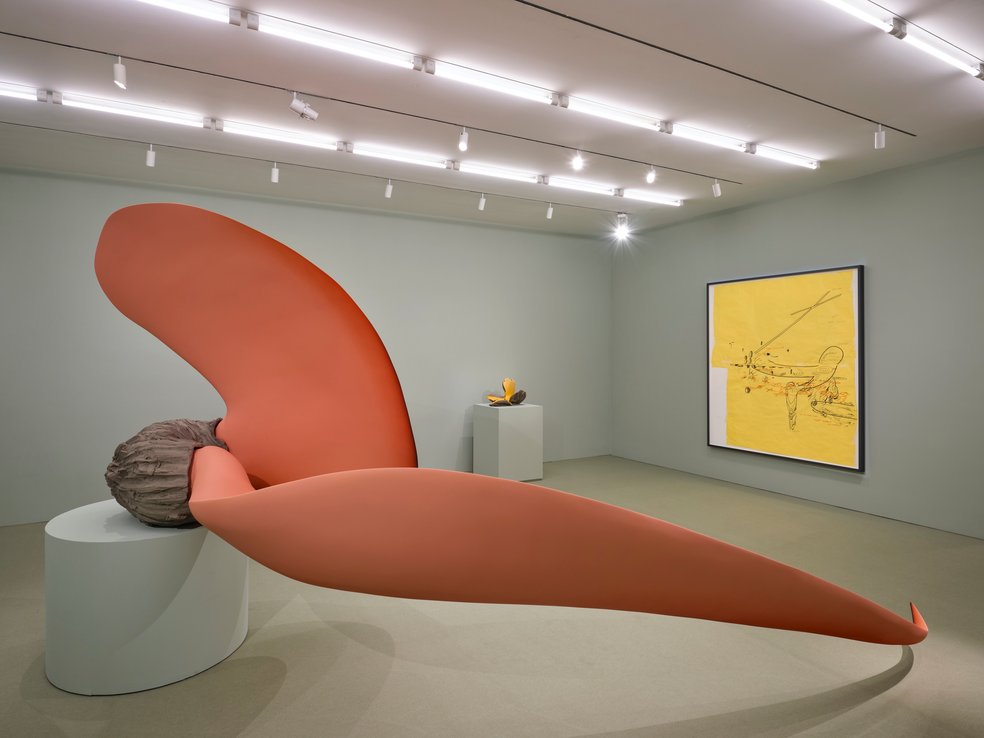 Installation view of Teresa Solar Abboud at Lehmann Maupin New York