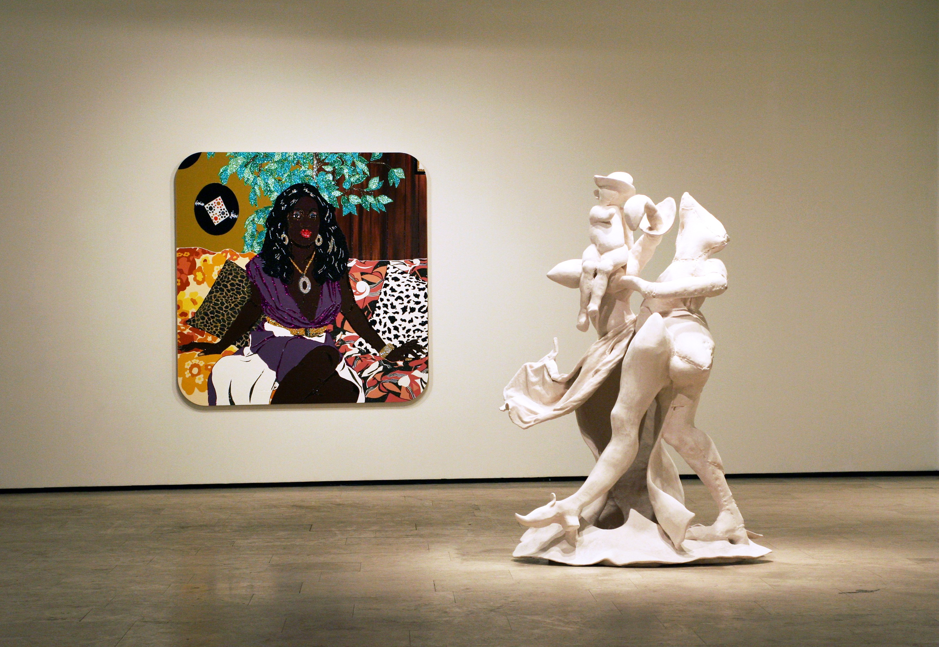 Installation view of The Glamour Project at Lehmann Maupin New York