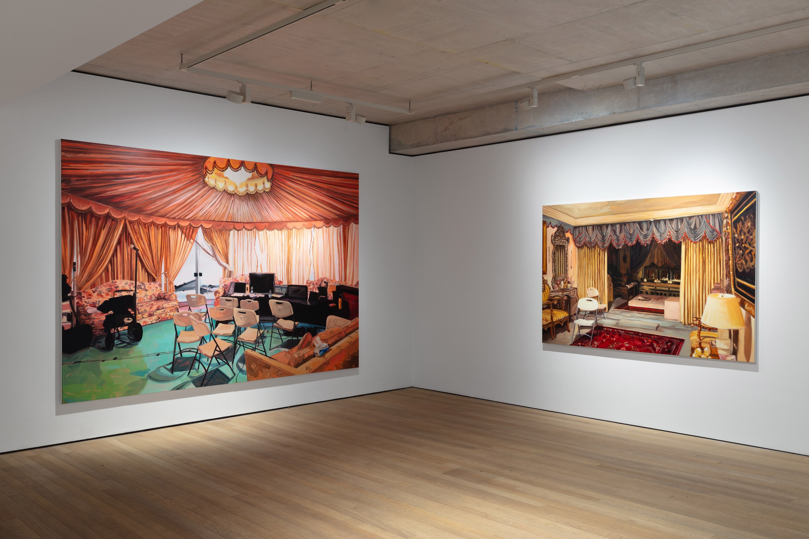 Installation view of Anna Freeman Bentley at Lehmann Maupin London