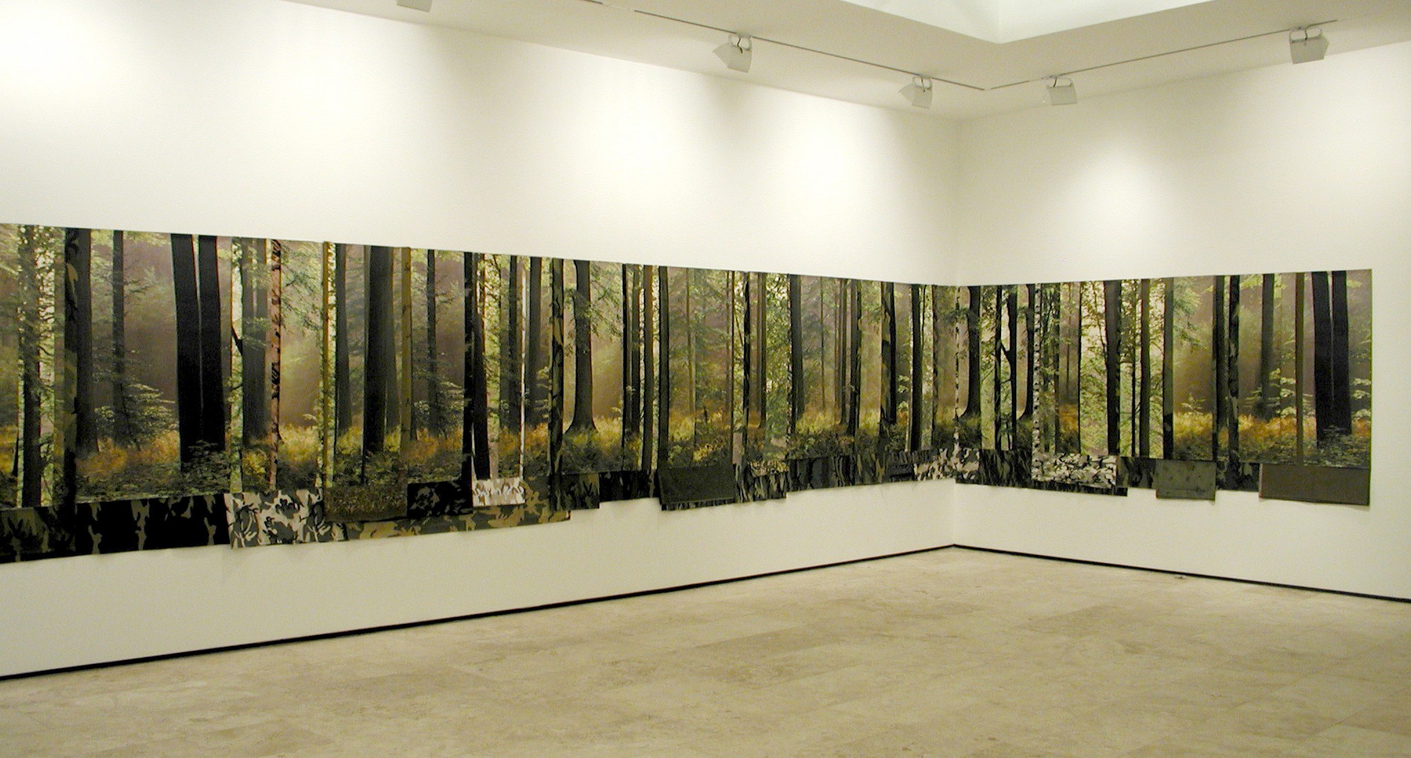 Wall work by Stefano Arienti
