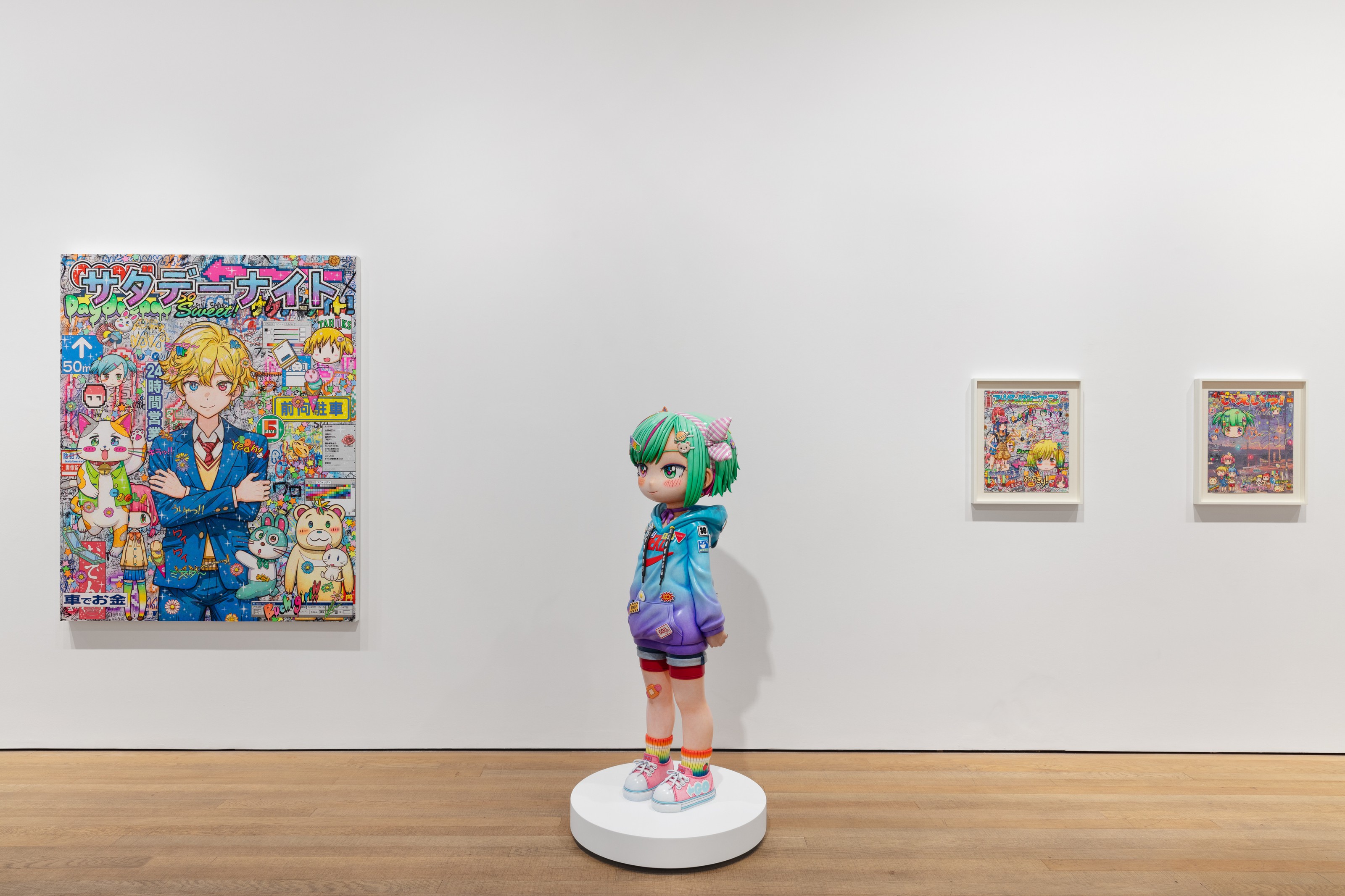 Installation view of Mr. at Lehmann Maupin London