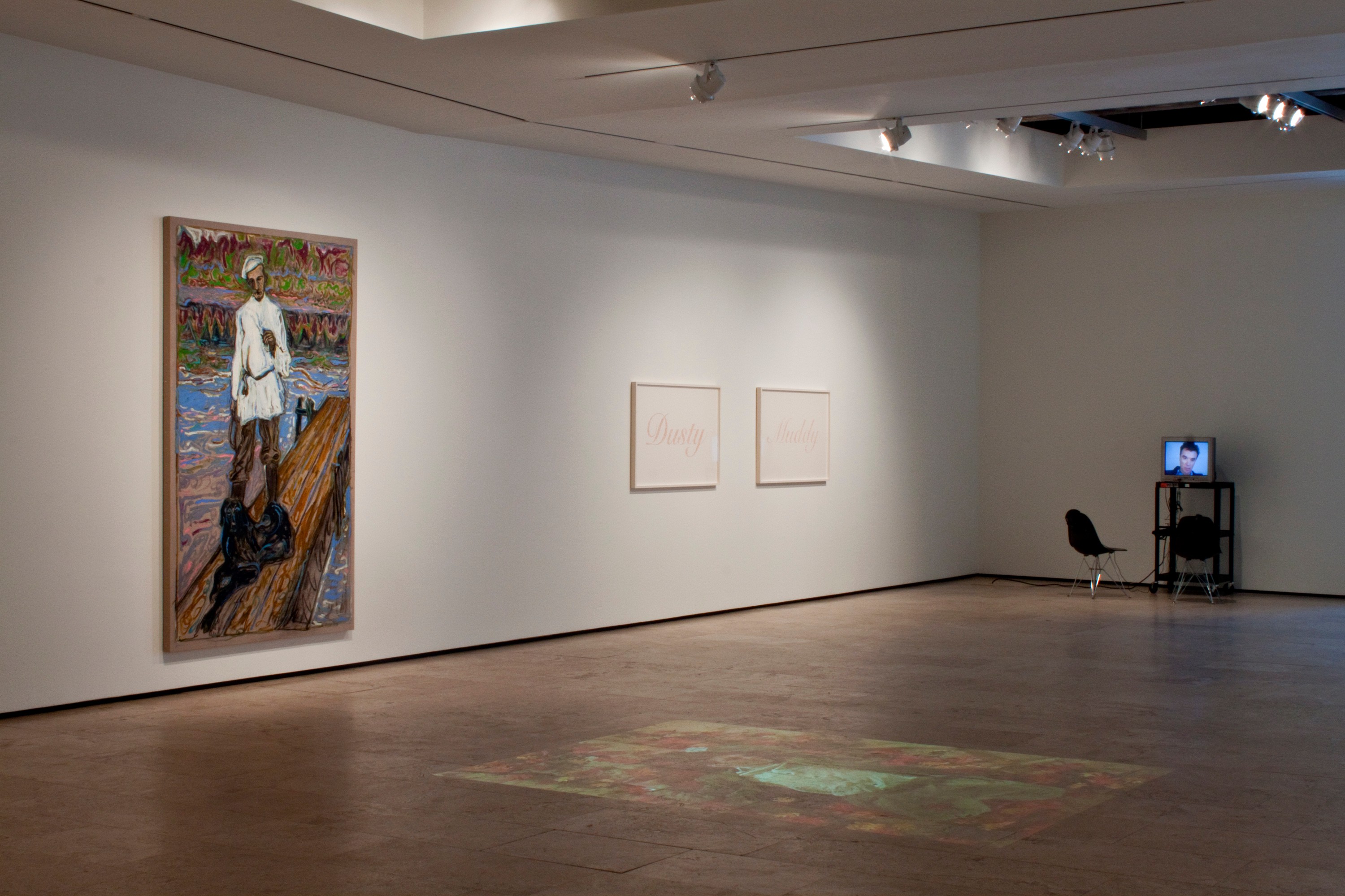 Installation view of On Shuffle at Lehmann Maupin New York