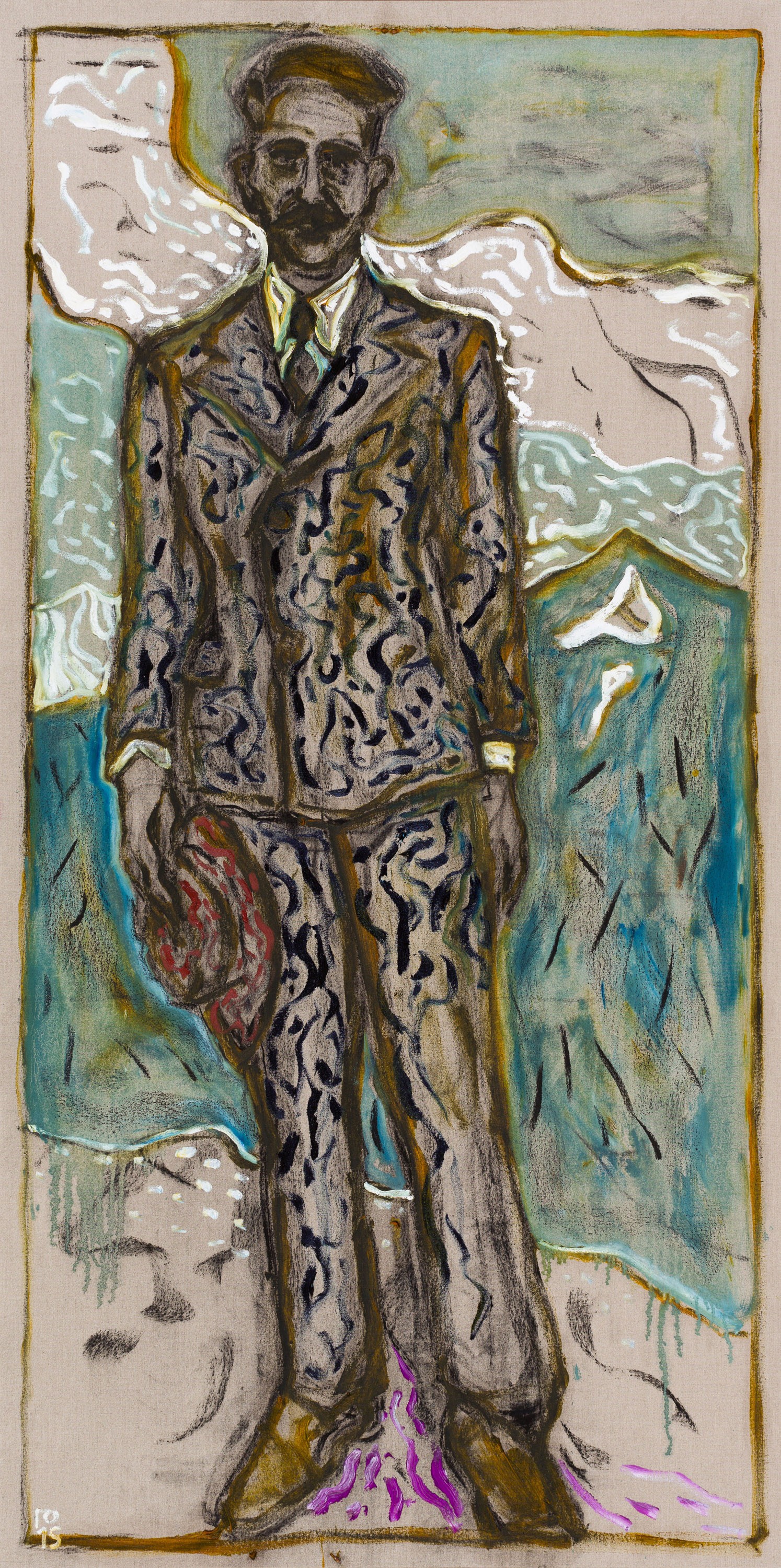 Painting by Billy Childish