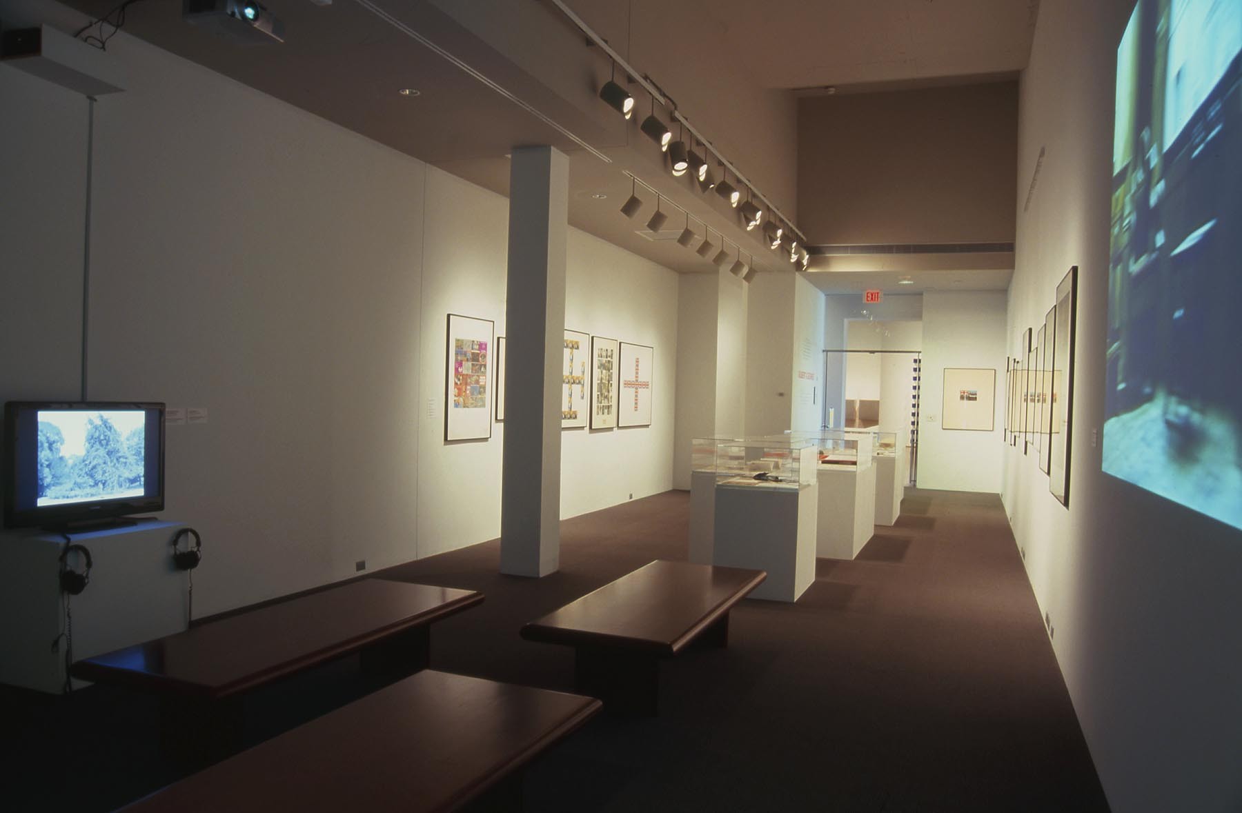 Installation view of Gilbert & George: Major Exhibition at Milwaukee Art Museum