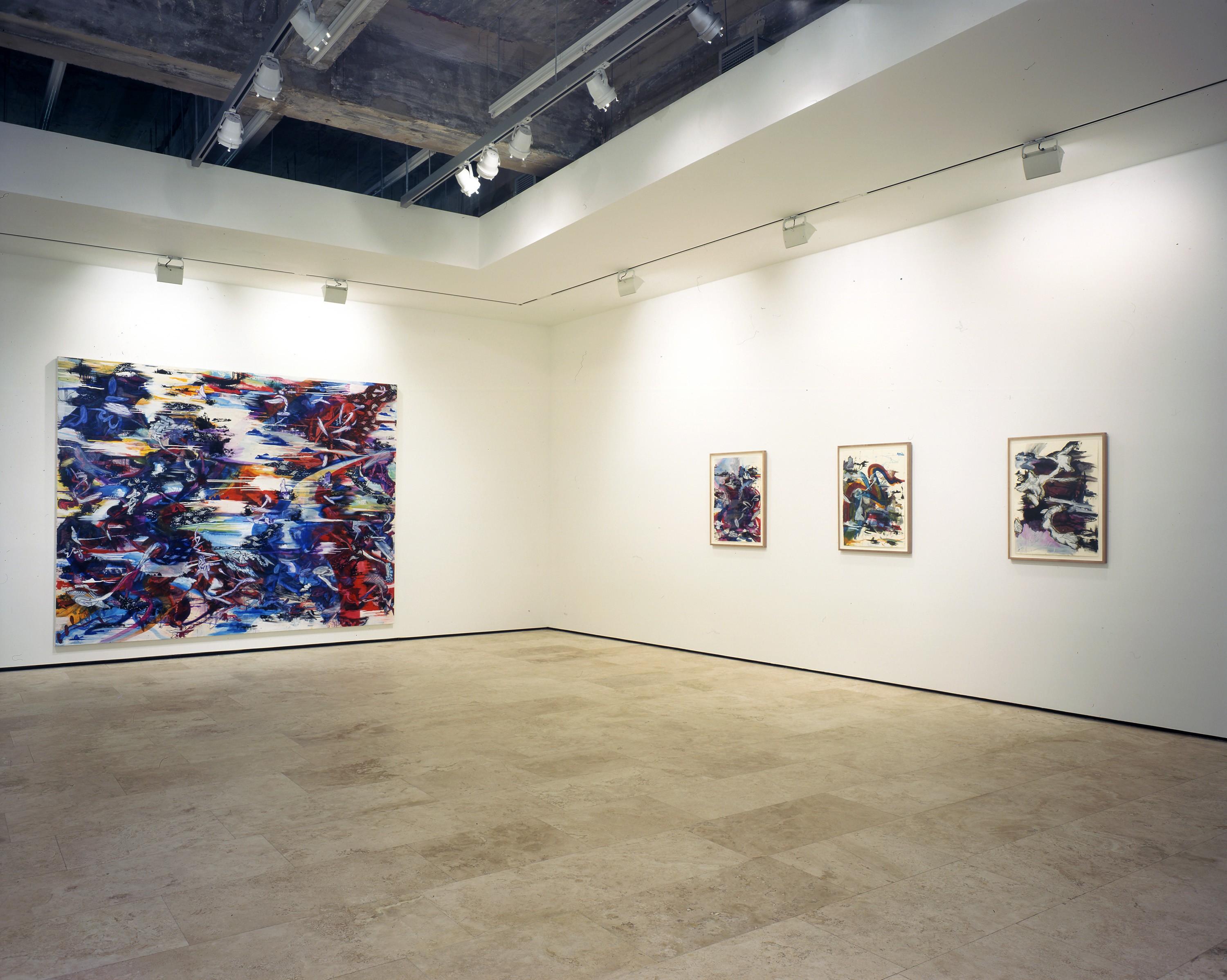 Installation view of Suling Wang at Lehmann Maupin New York