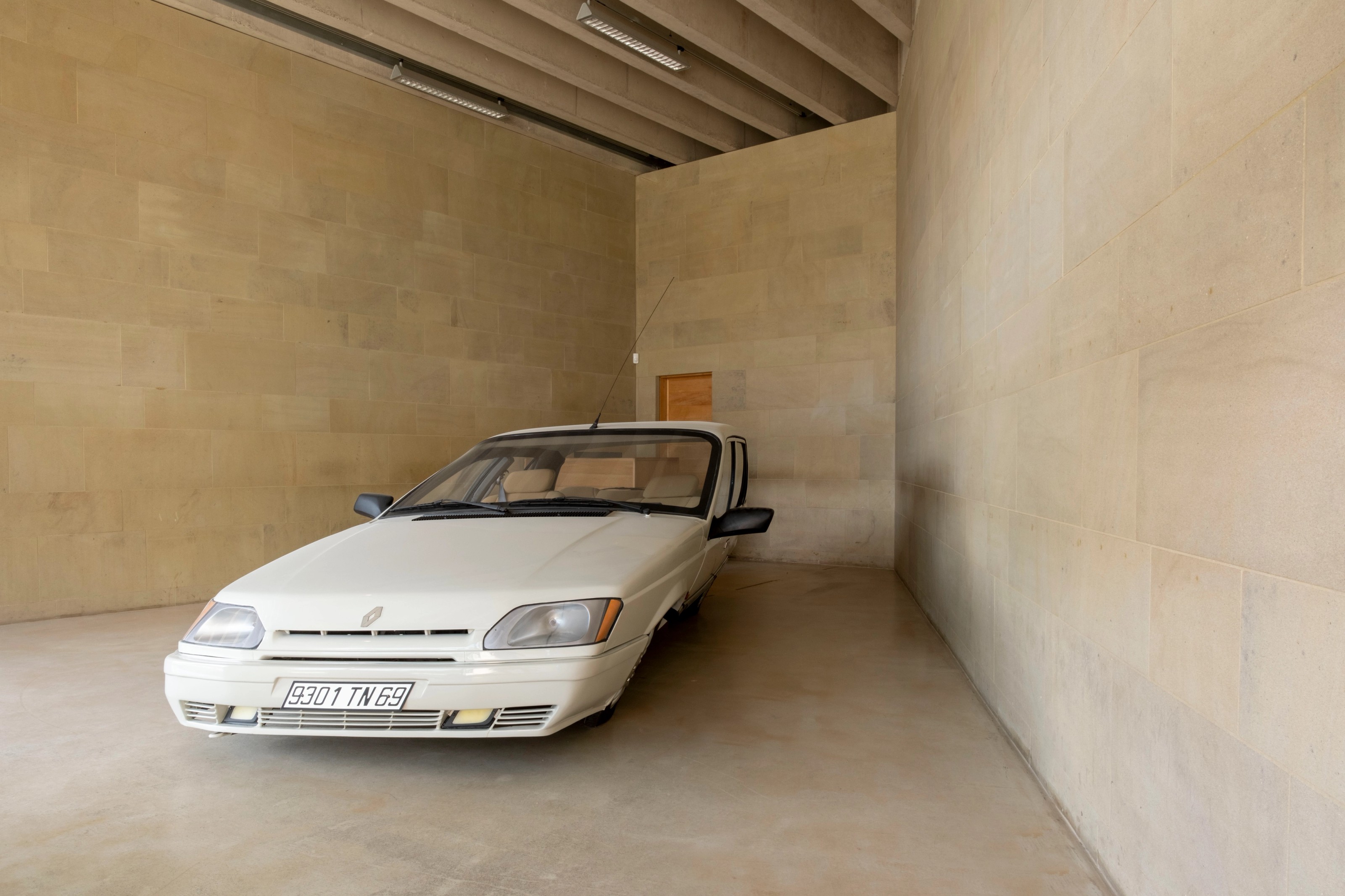 Installation view of Erwin Wurm at Yorkshire Sculpture Park