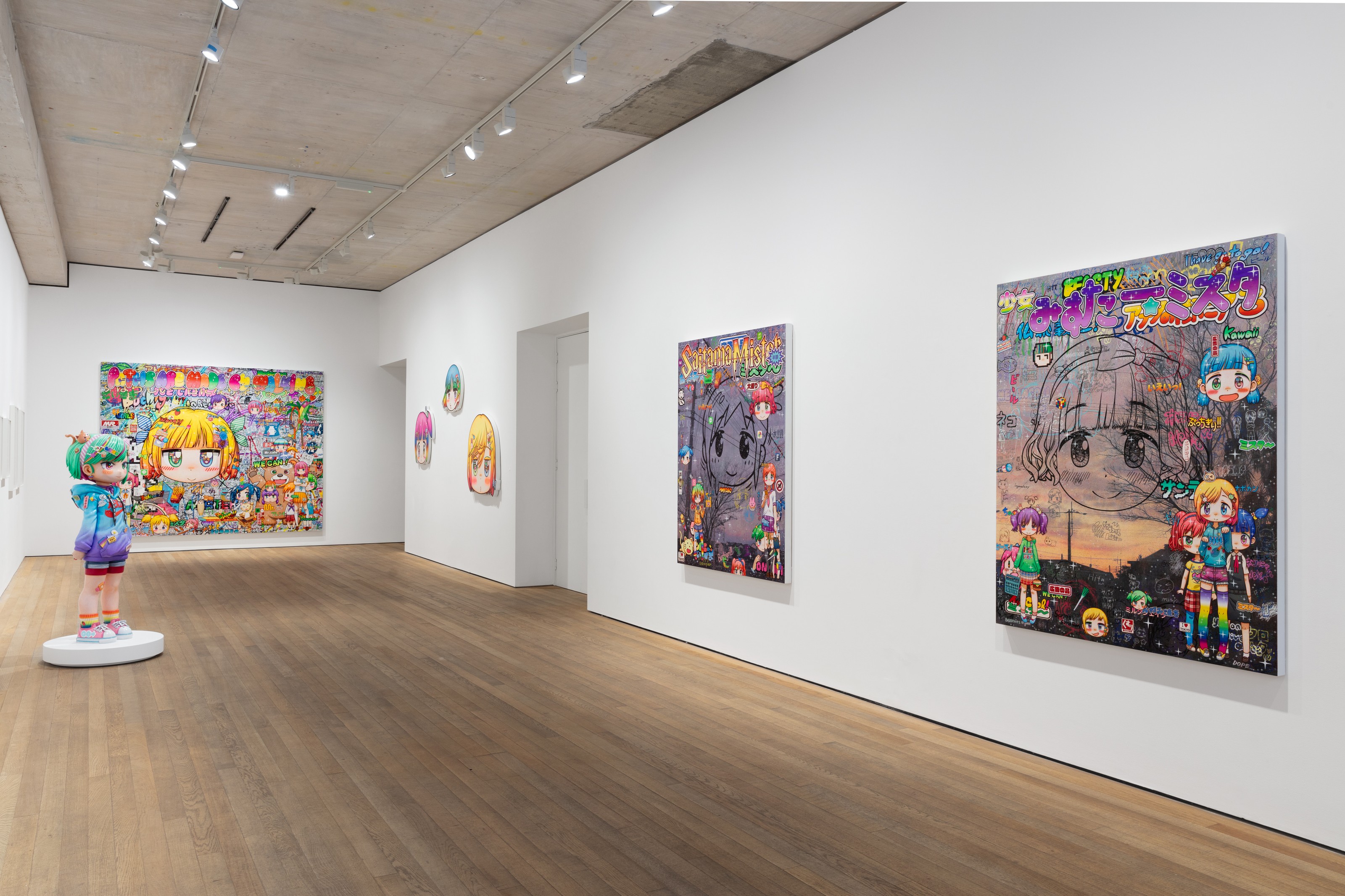 Installation view of Mr. at Lehmann Maupin London