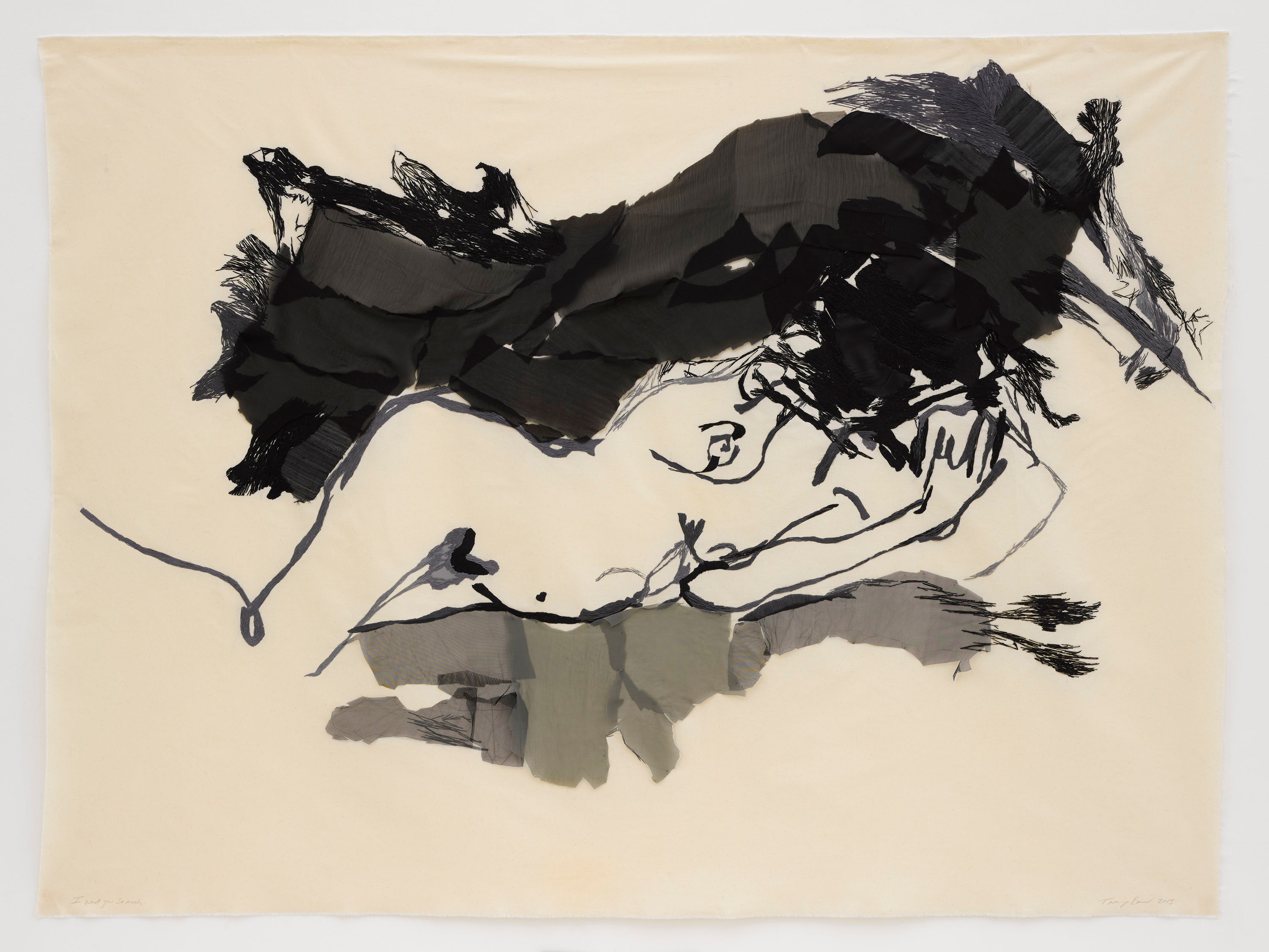 Embroidery by Tracey Emin