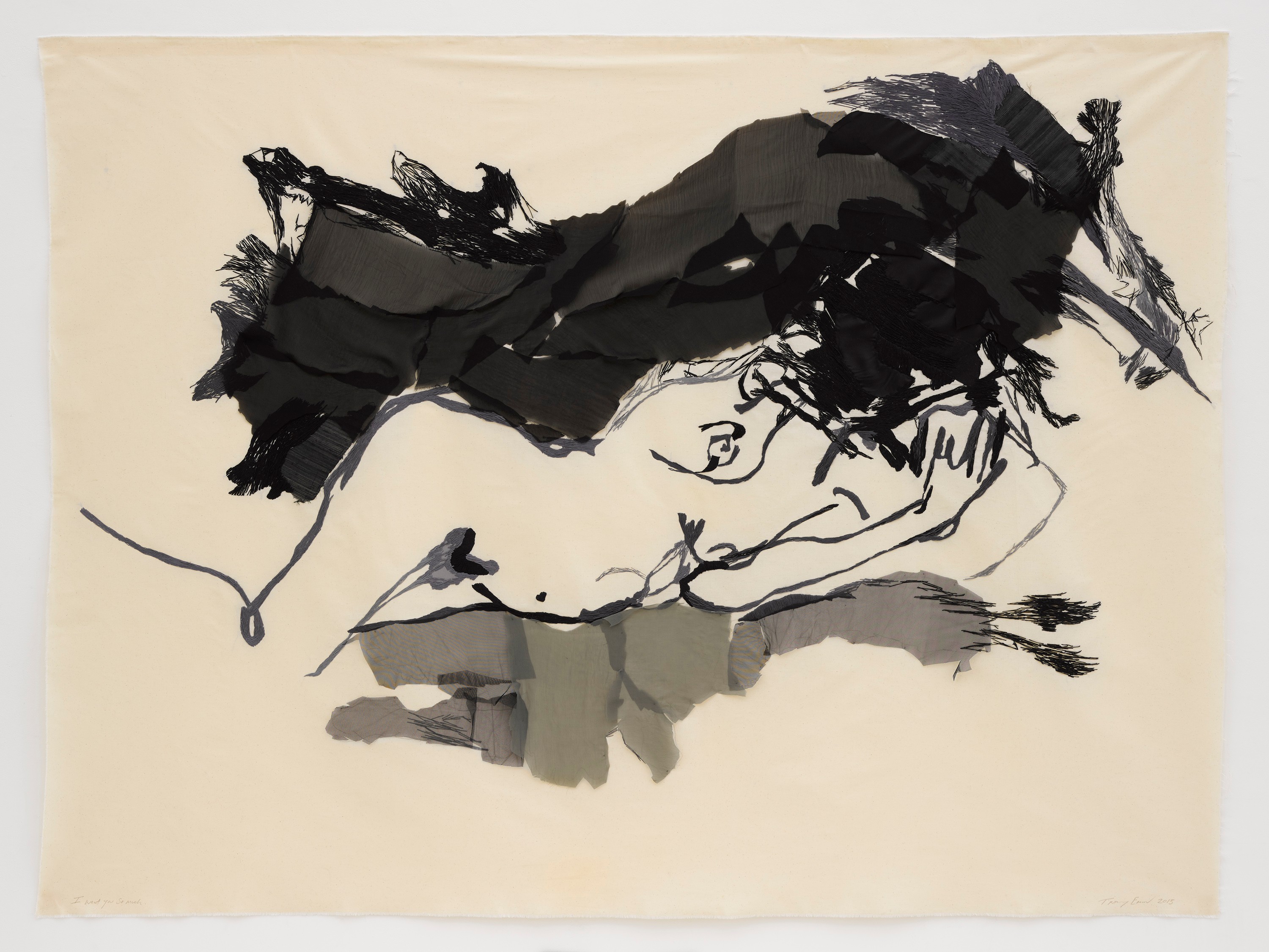 Embroidery by Tracey Emin