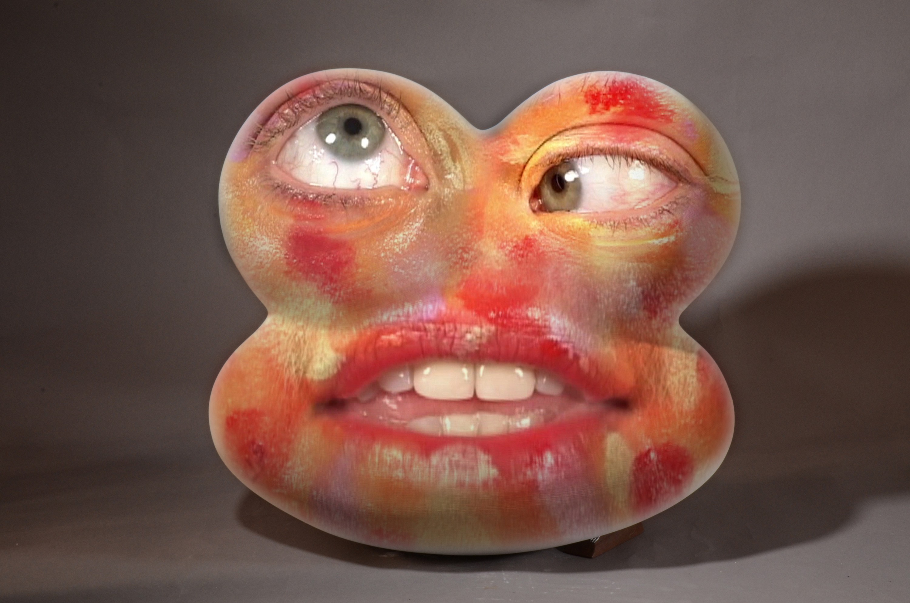Sculpture & Video Panel by Tony Oursler