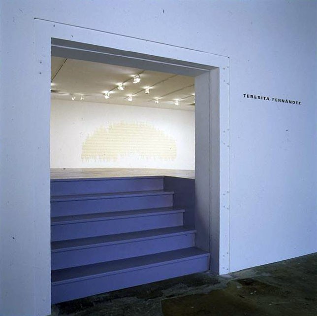 Installation view of Teresita Fernández at SITE Santa Fe