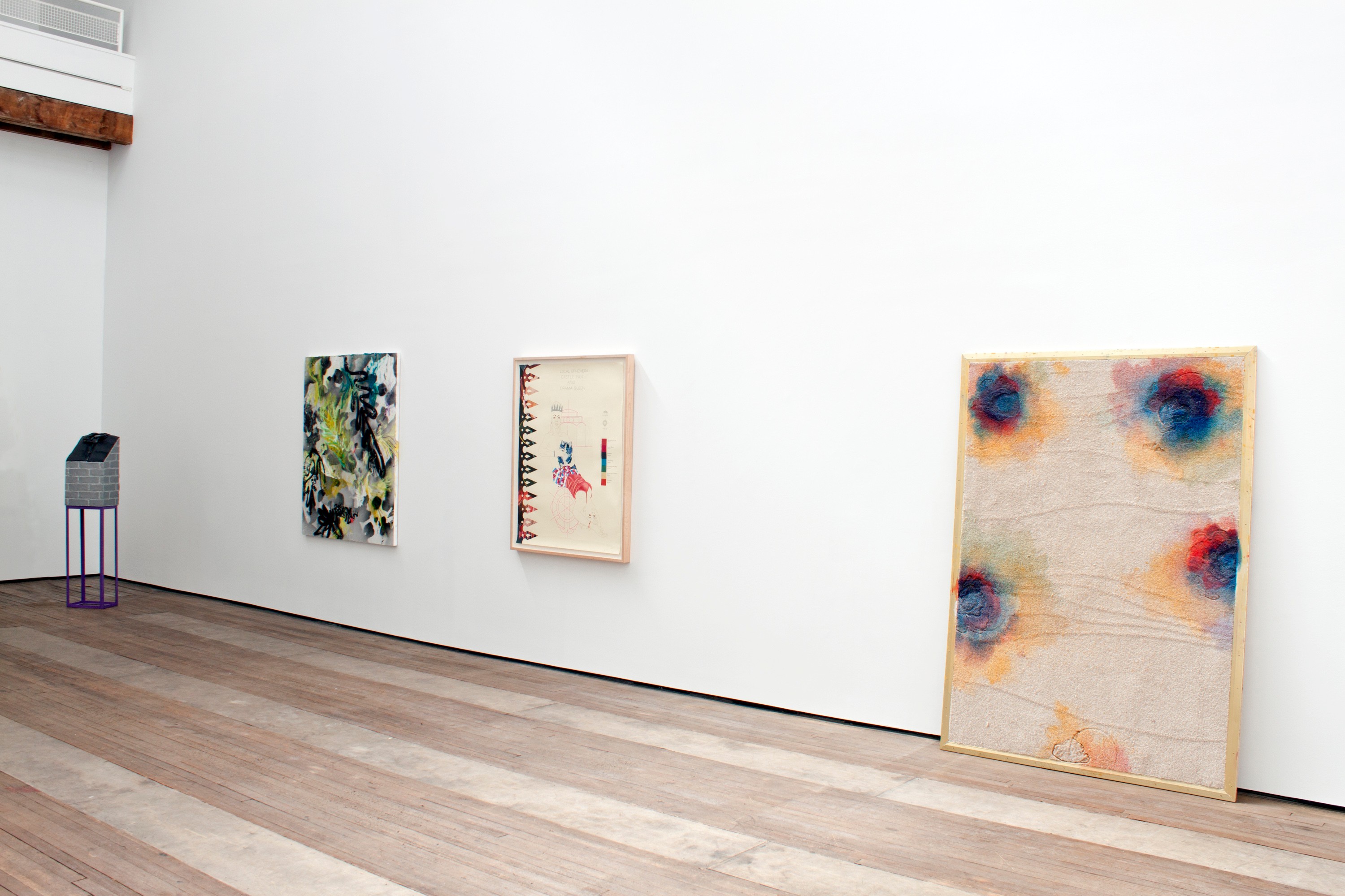Installation view of Friends with Benefits at Lehmann Maupin New York
