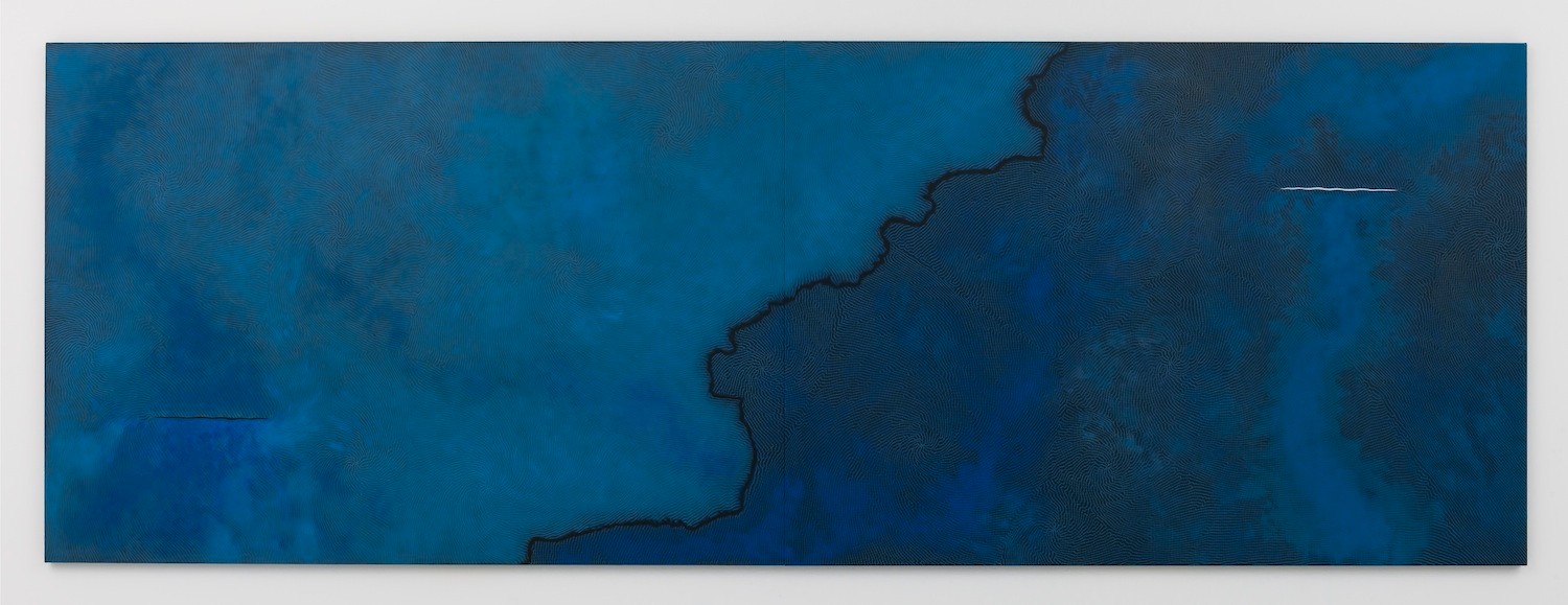 Painting by Shirazeh Houshiary