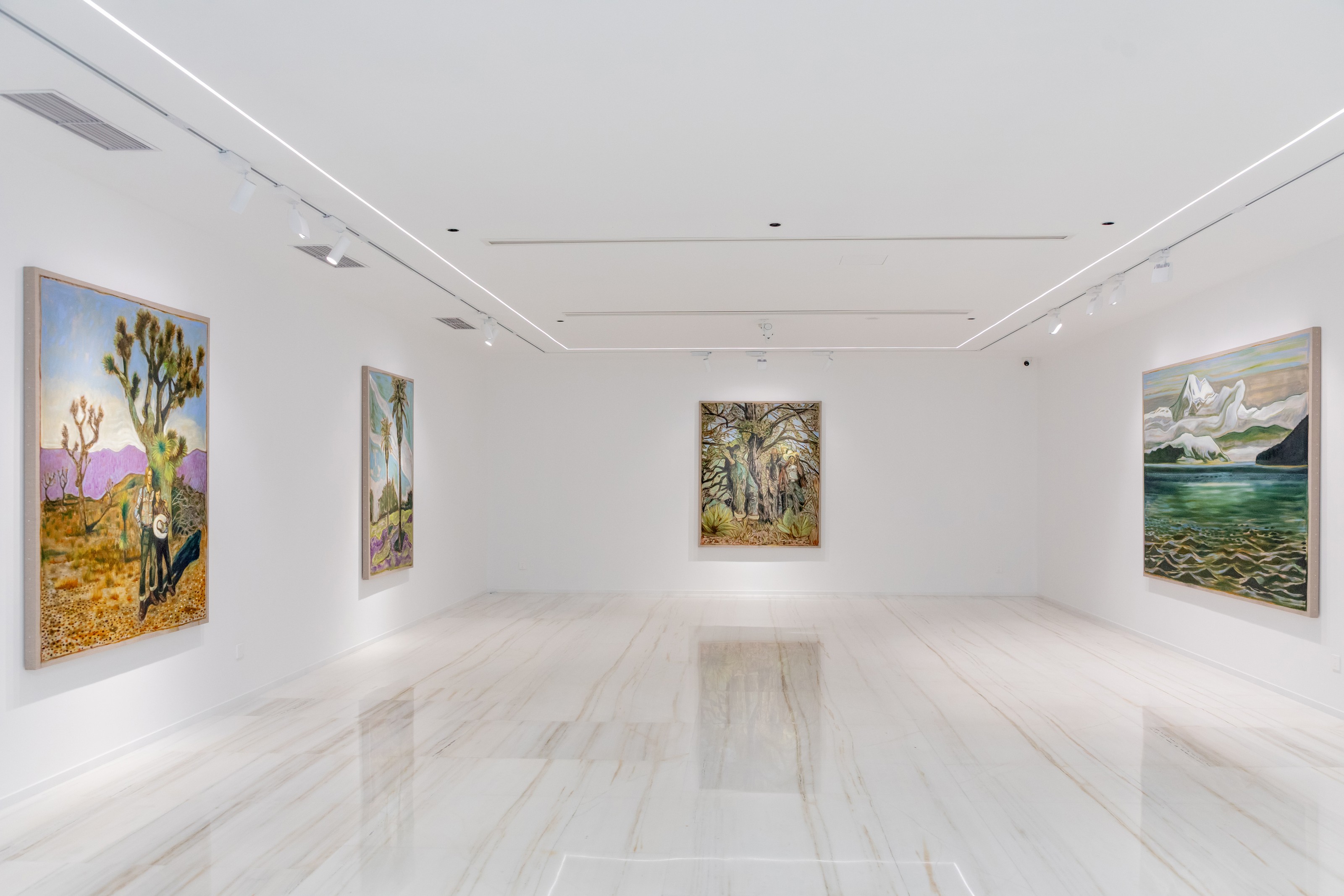 Installation view of the becoming unbecoming at Yi Space