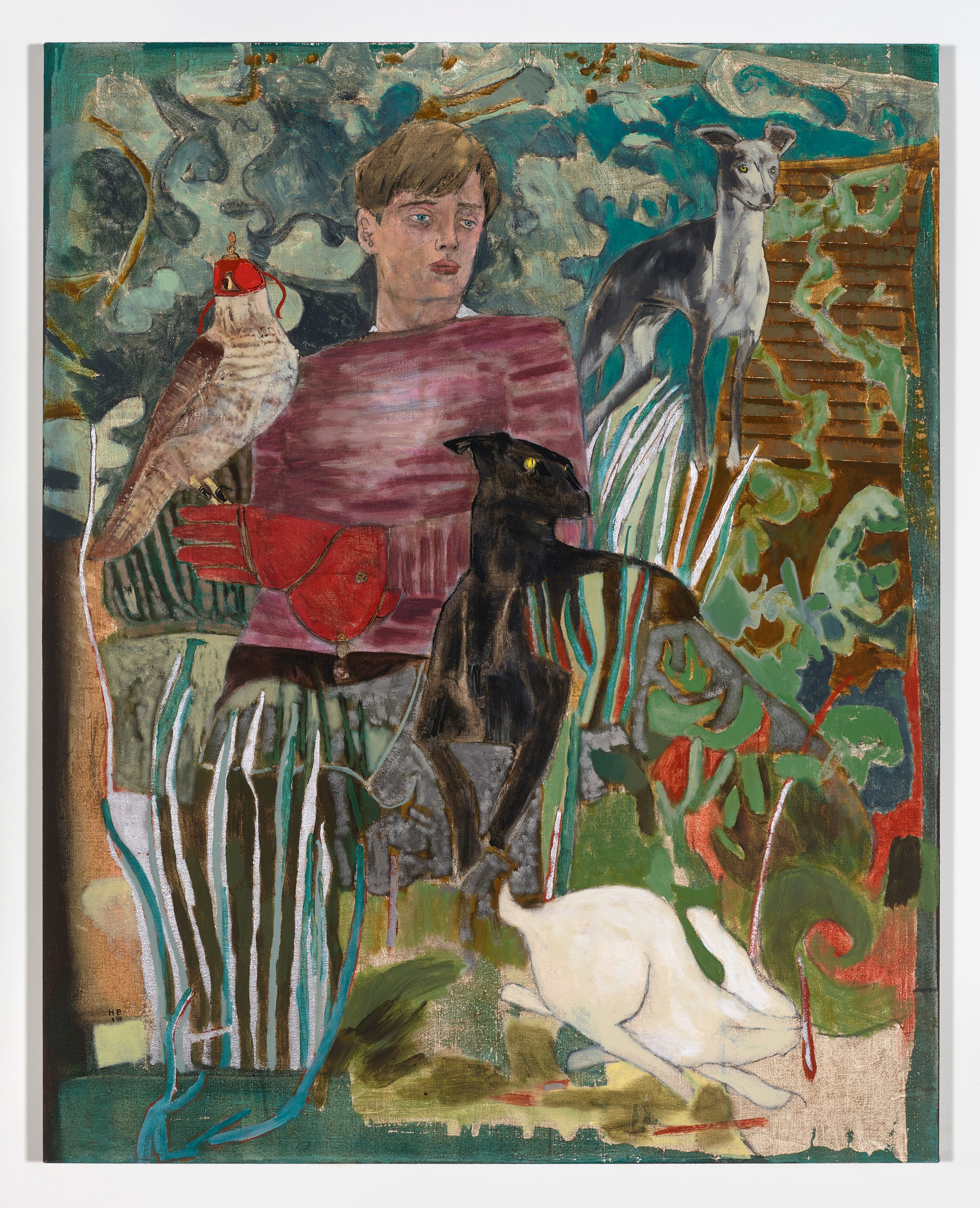 Painting by Hernan Bas