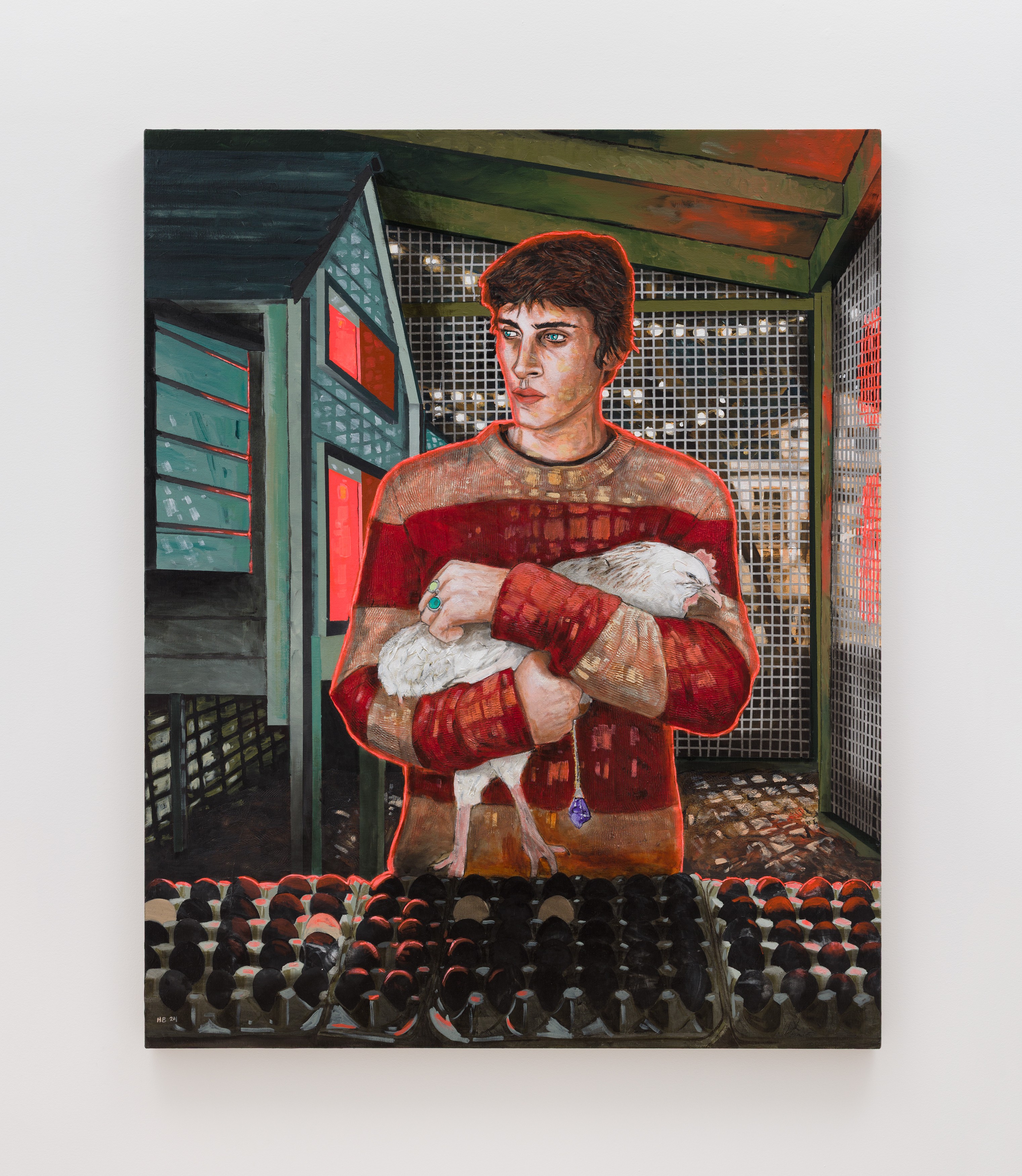 Painting by Hernan Bas