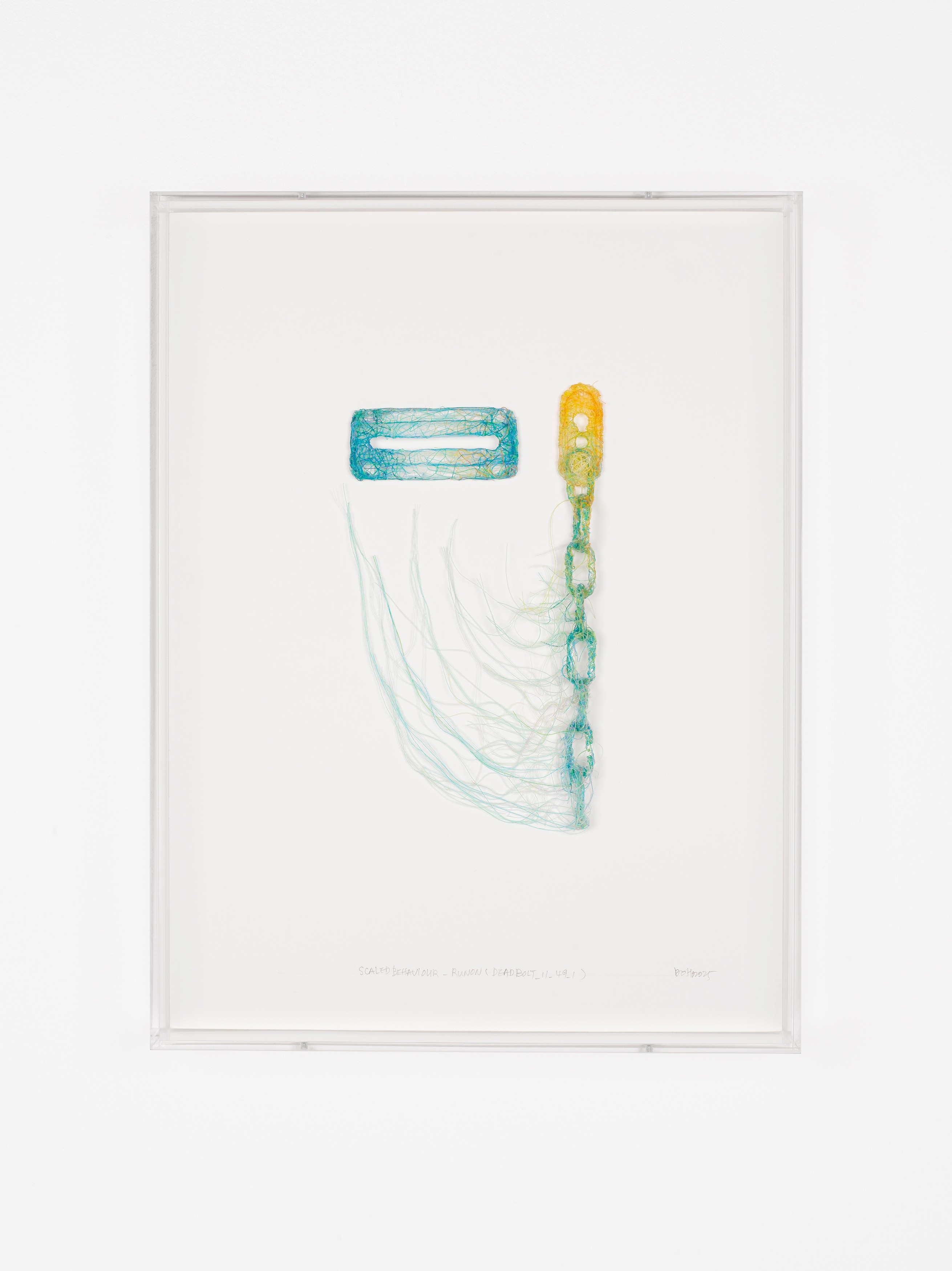 Thread drawing by Do Ho Suh