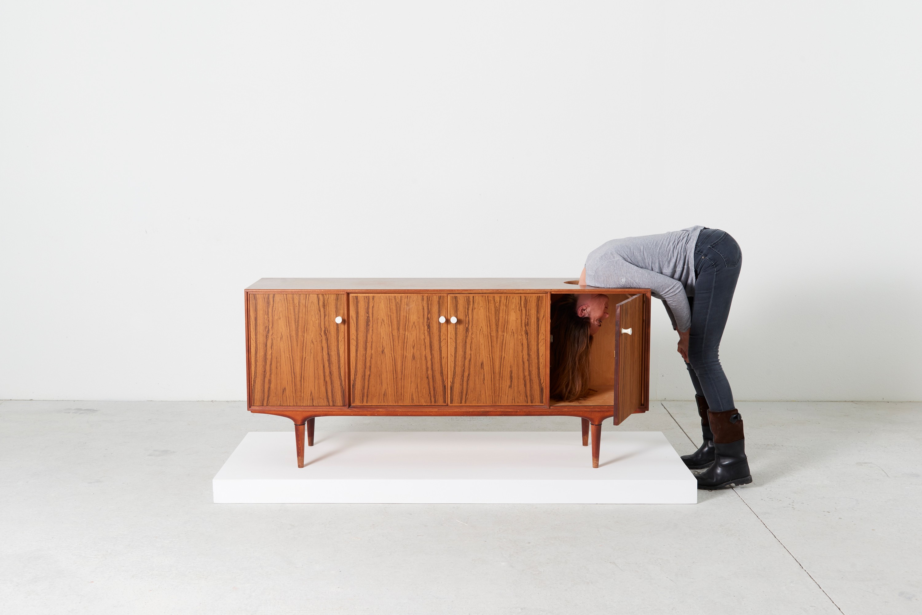 One Minute Sculpture by Erwin Wurm