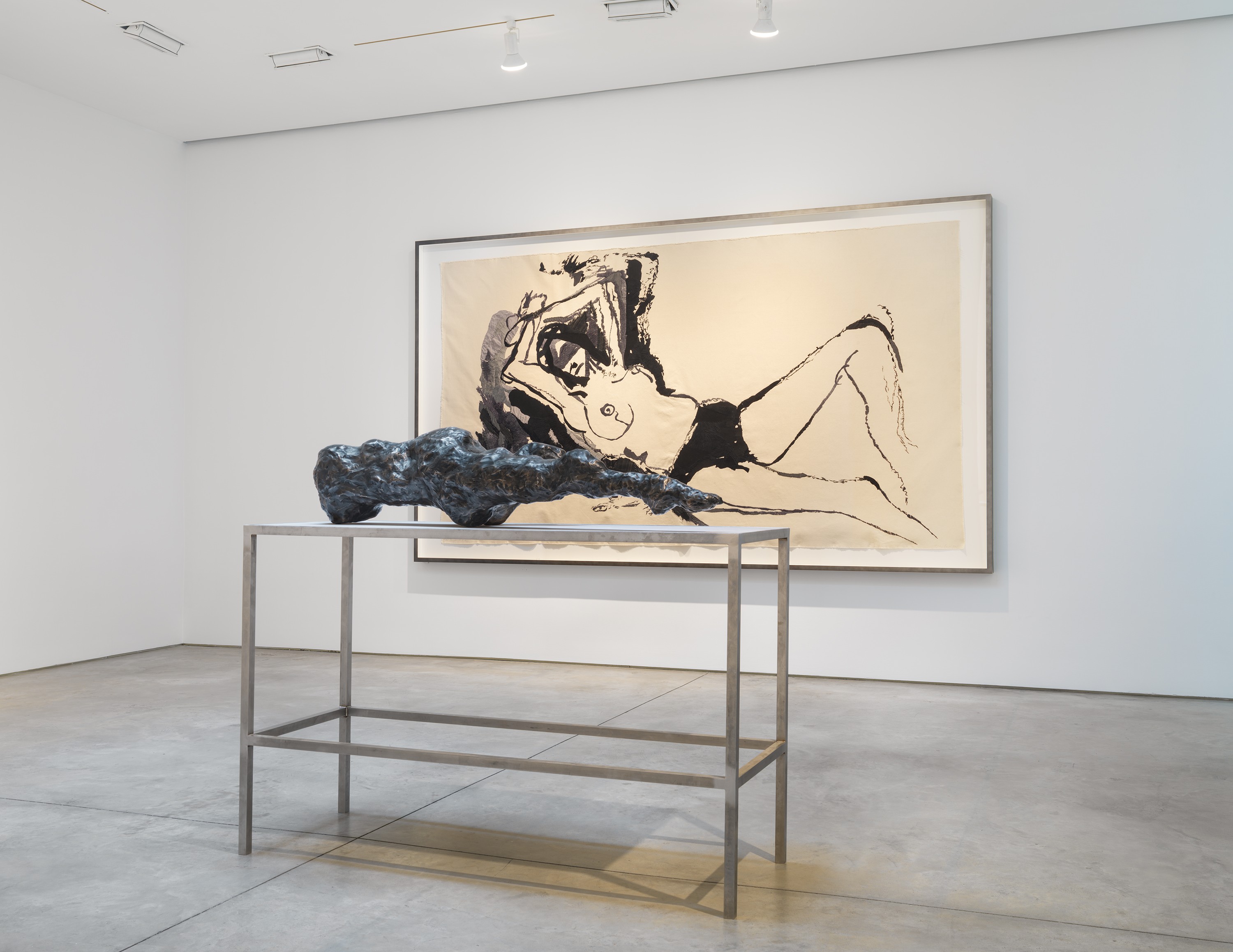 Installation view of Tracey Emin at Lehmann Maupin New York