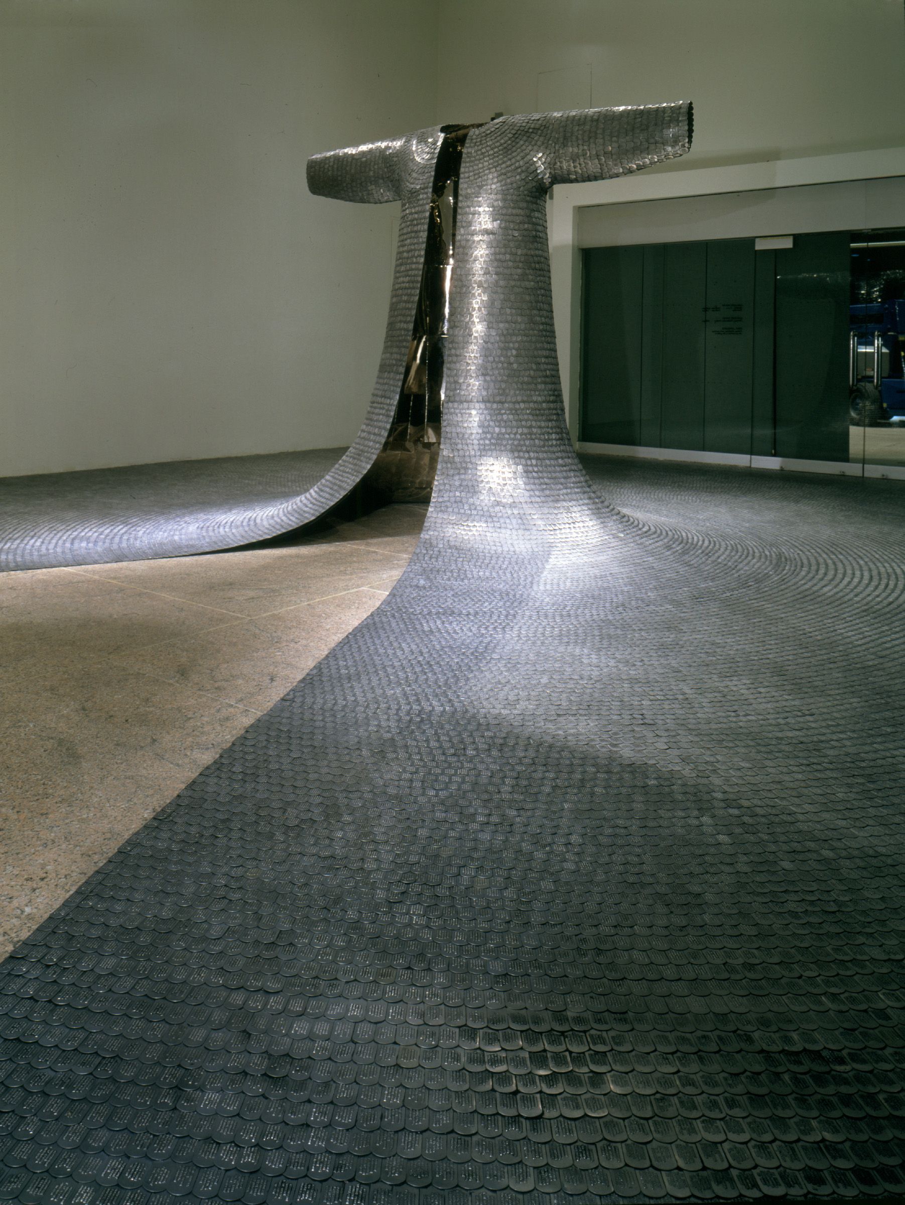Installation view of Do Ho Suh at Whitney Museum of American Art at Philip Morris