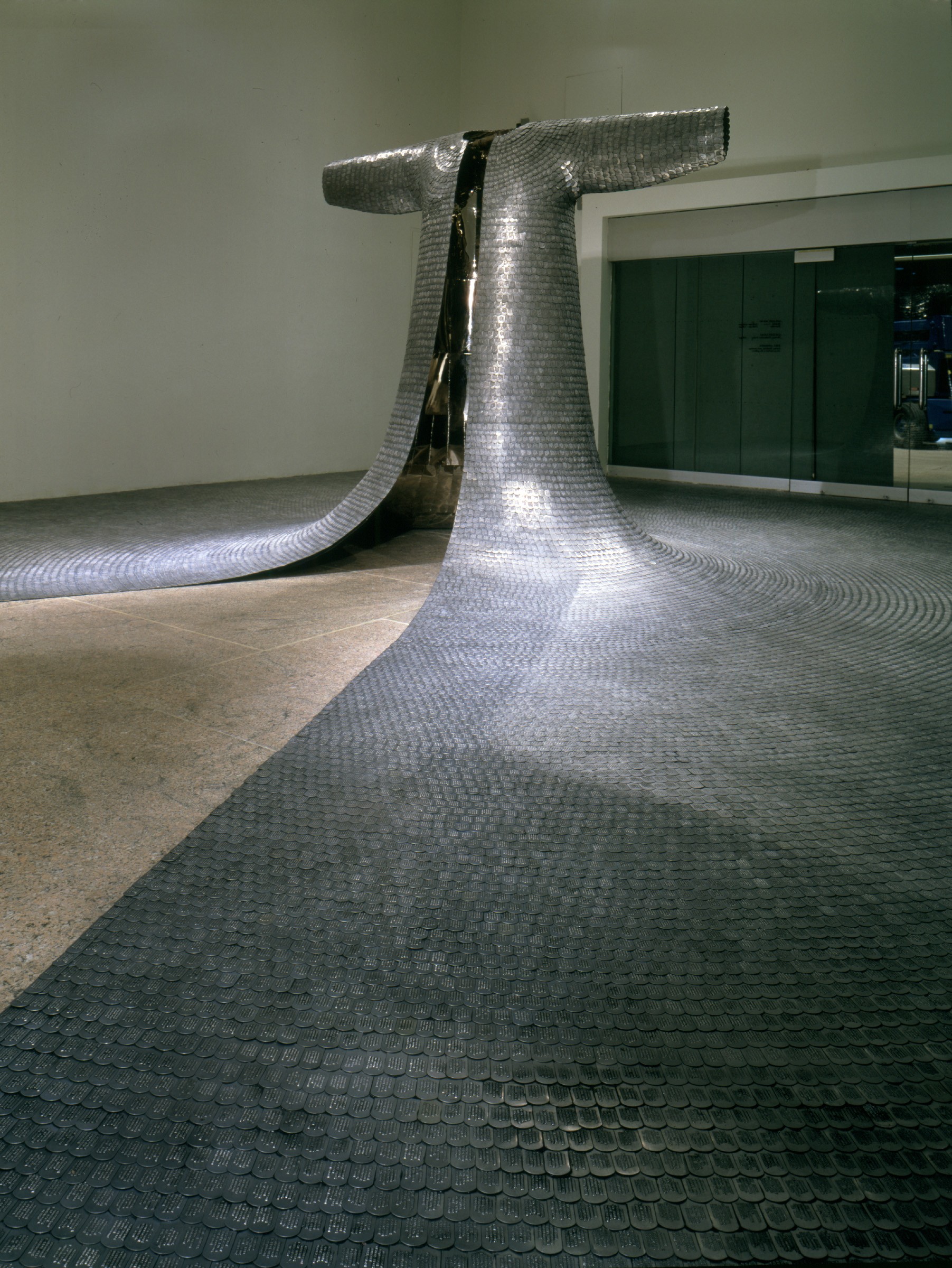 Installation view of Do Ho Suh at Whitney Museum of American Art at Philip Morris