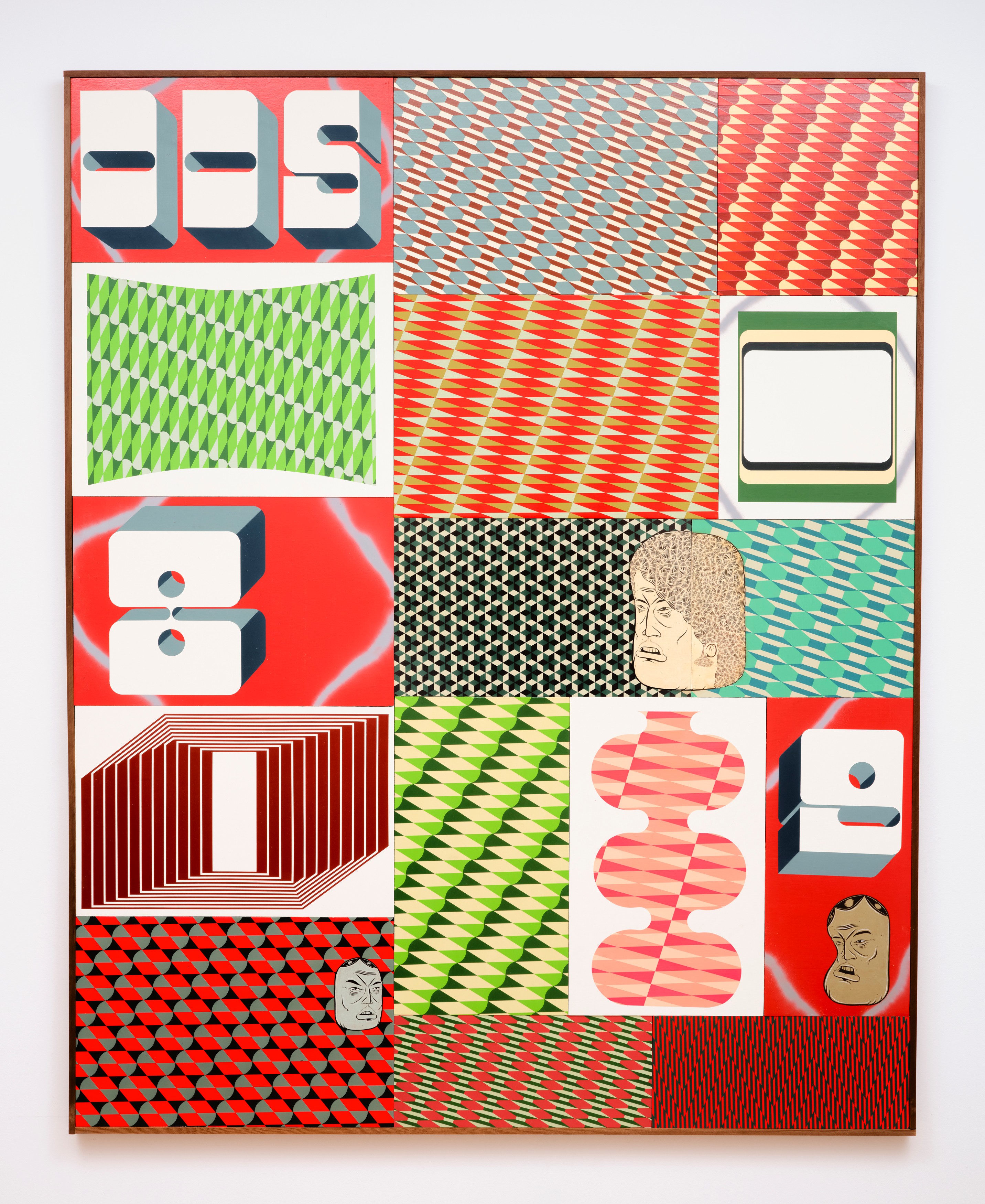 Wall work by Barry McGee