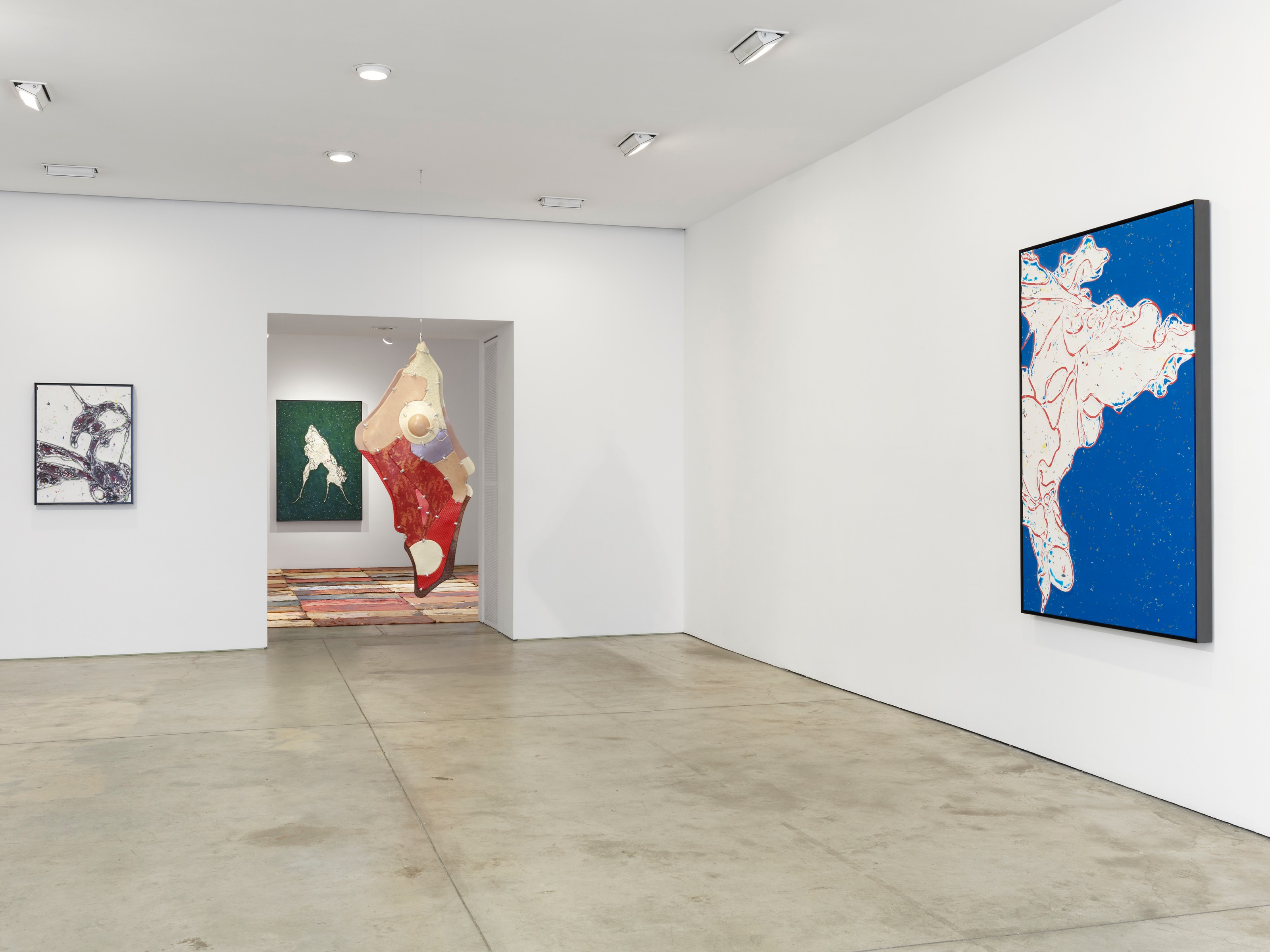 Installation view of Recombinance at Lehmann Maupin New York