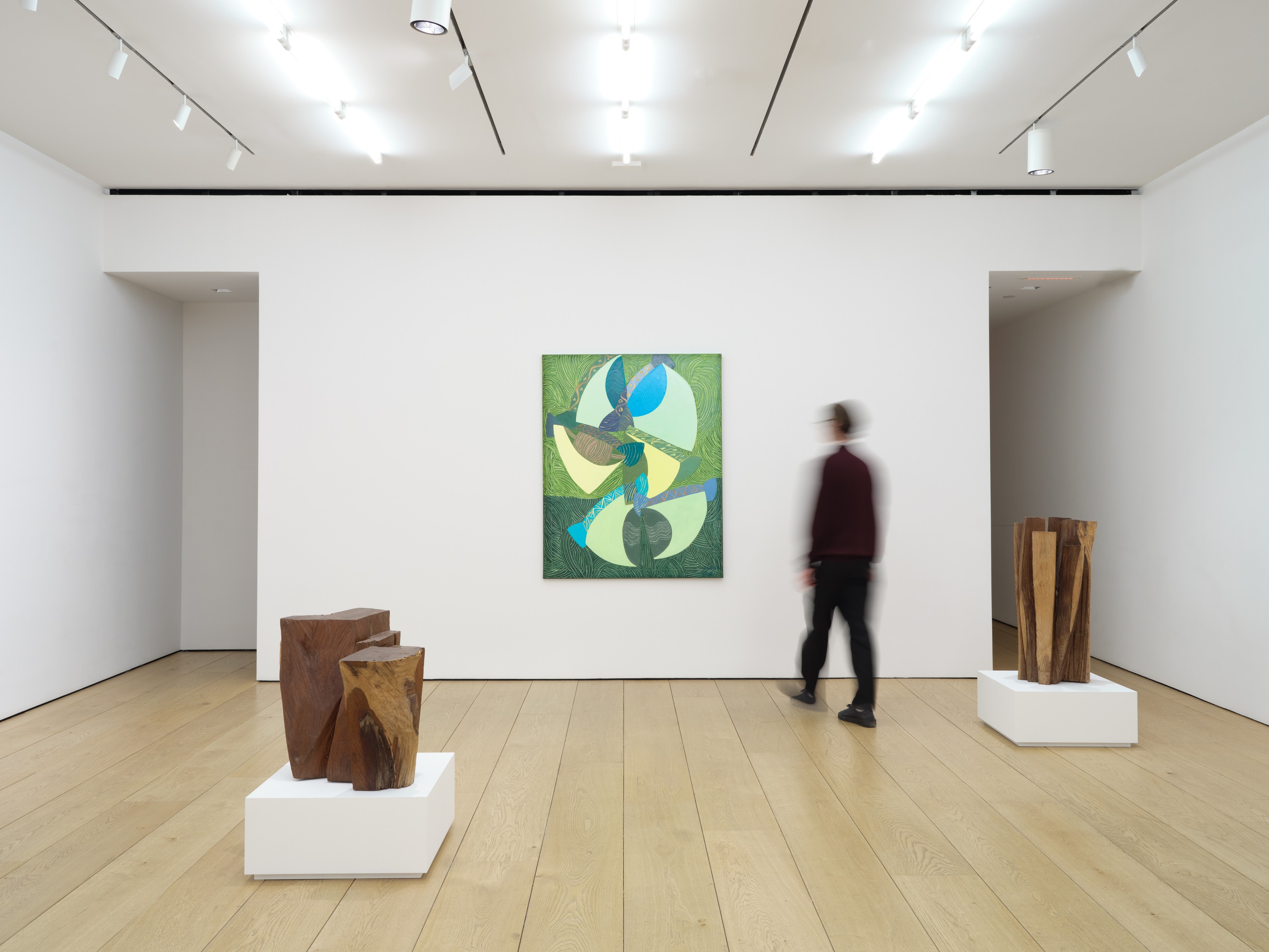 Installation view of Kim Yun Shin at Lehmann Maupin New York