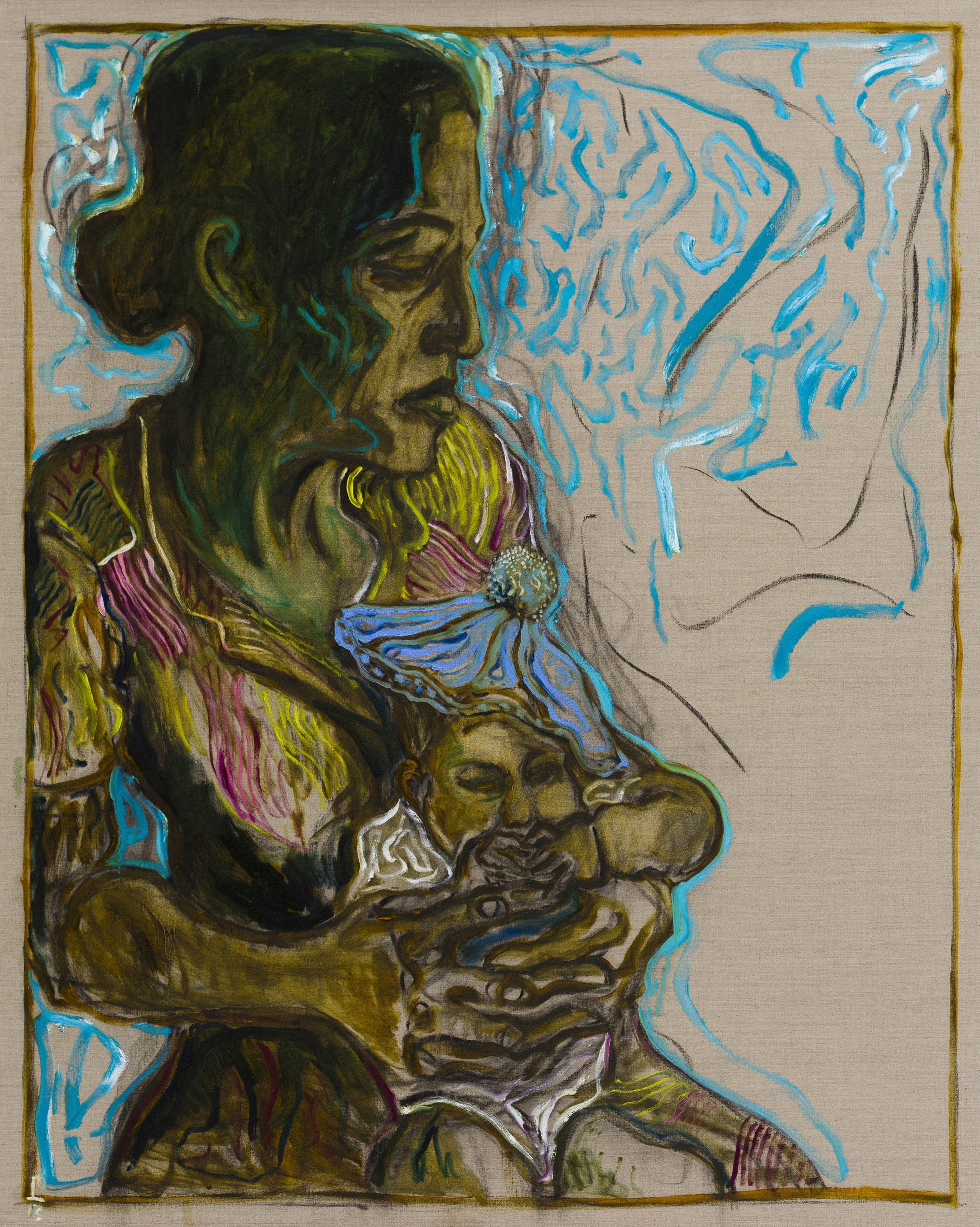 Painting by Billy Childish