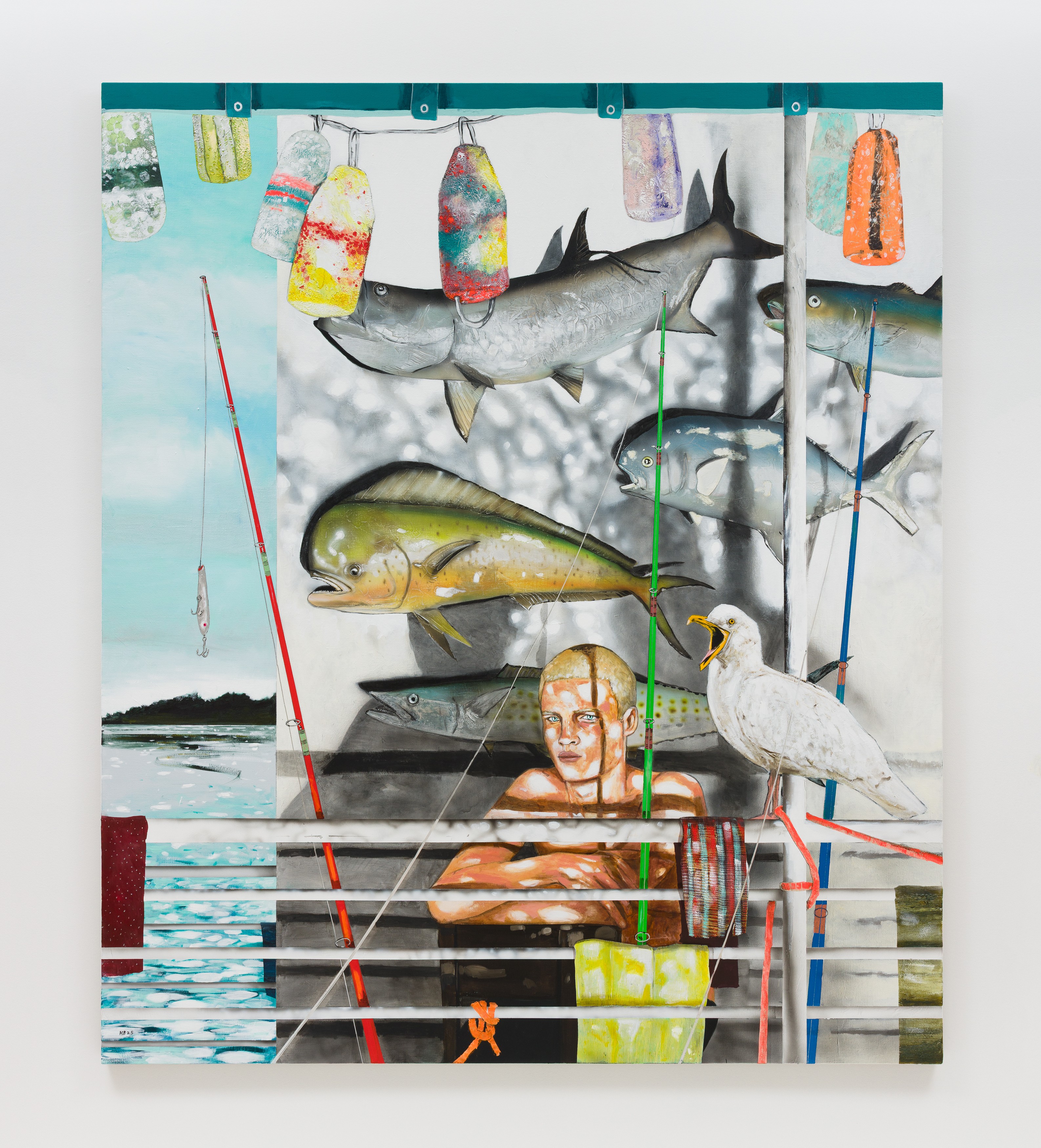 Painting by Hernan Bas