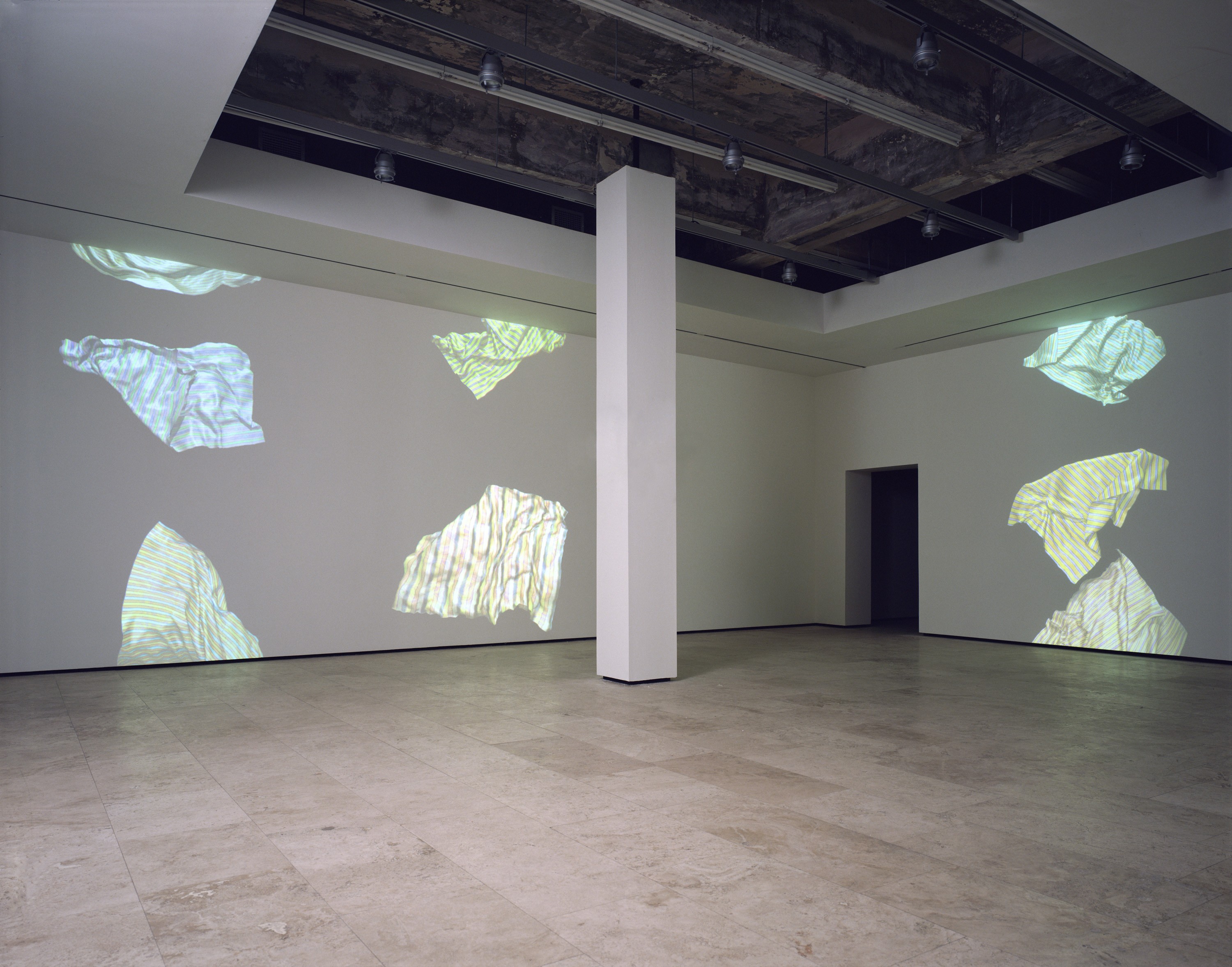 Installation view of Jennifer Steinkamp at Lehmann Maupin New York