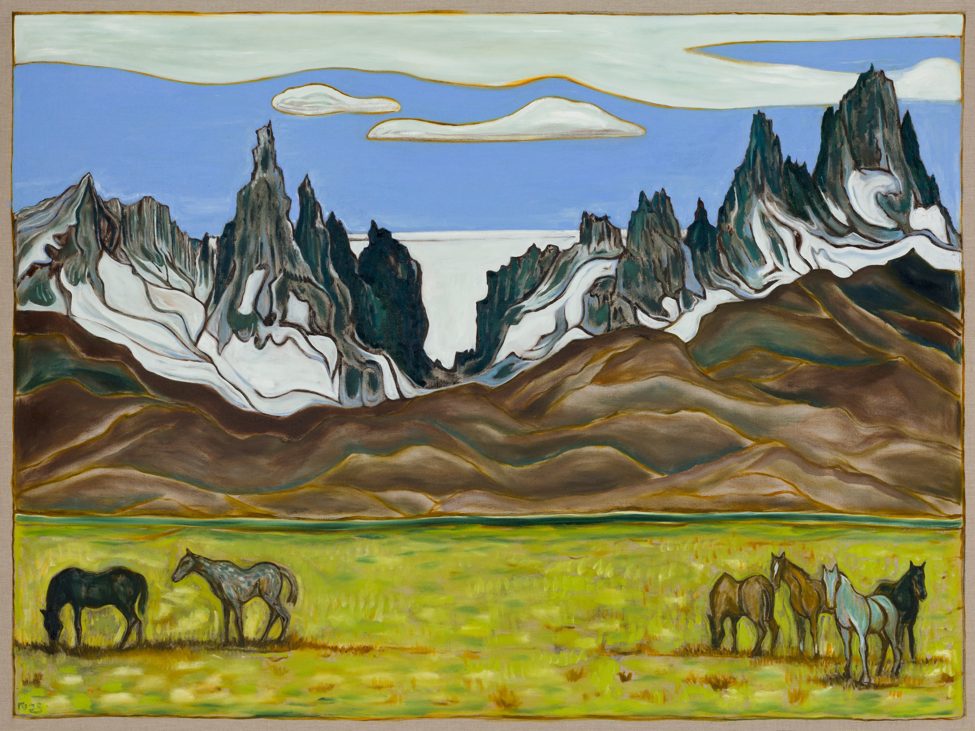 Painting by Billy Childish