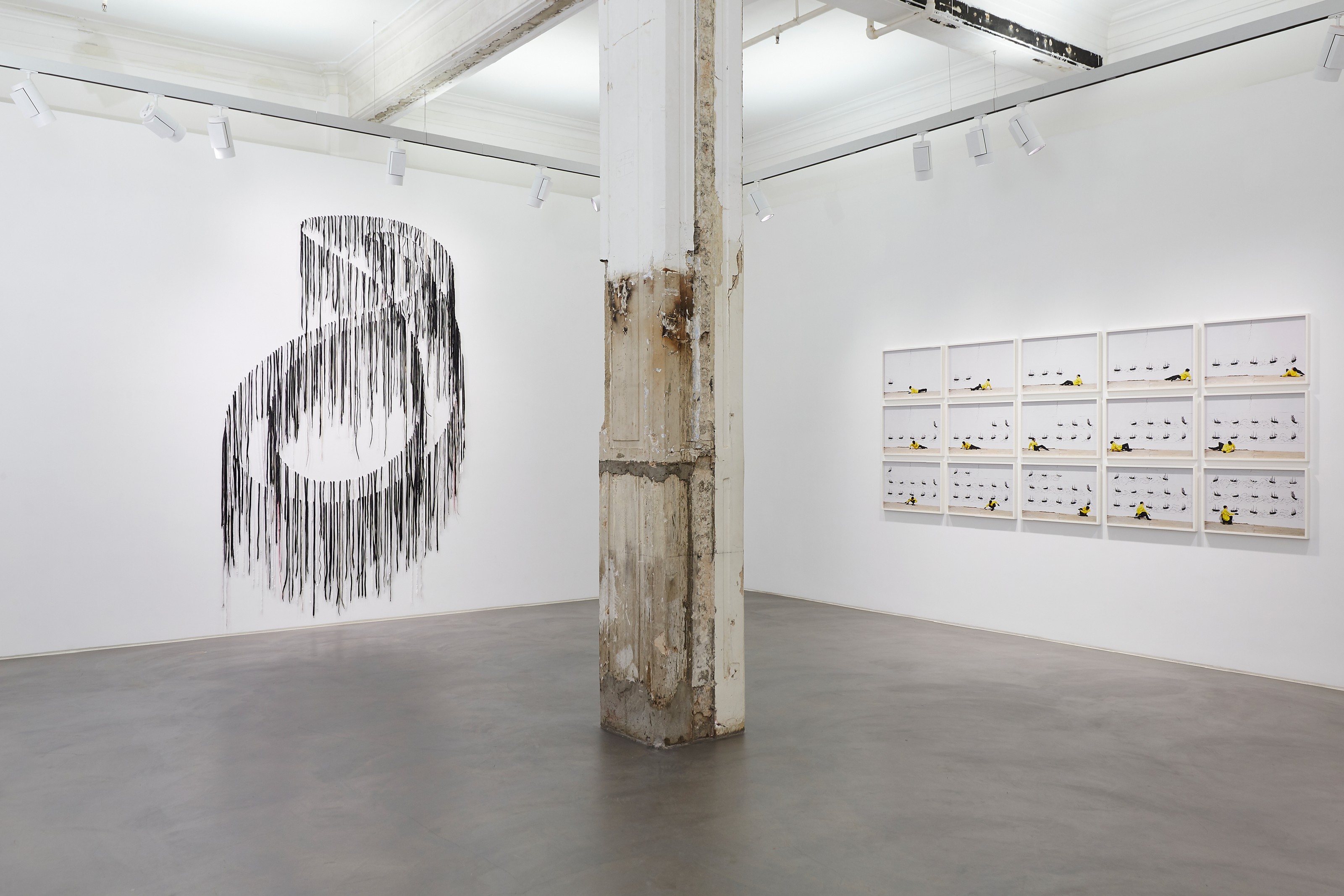 Installation view of Power Wall at Lehmann Maupin Hong Kong