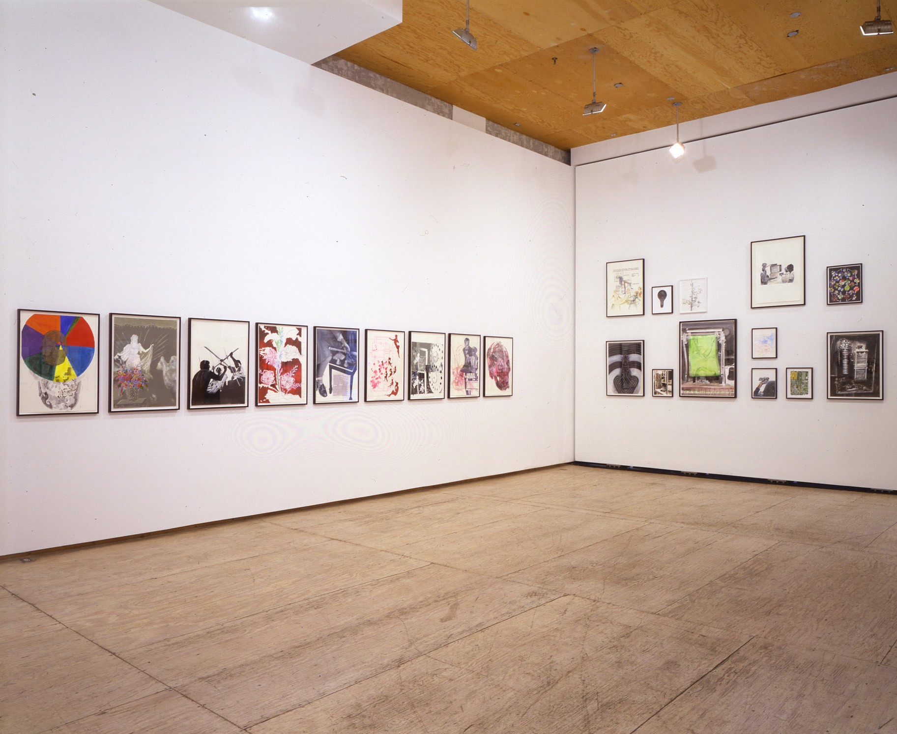 Installation view of Tony Oursler at Lehmann Maupin New York